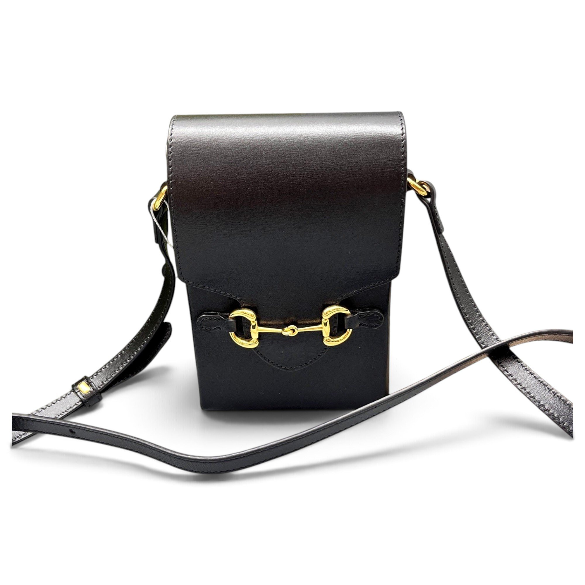 Horsebit 1955 Vertical leather crossbody bag