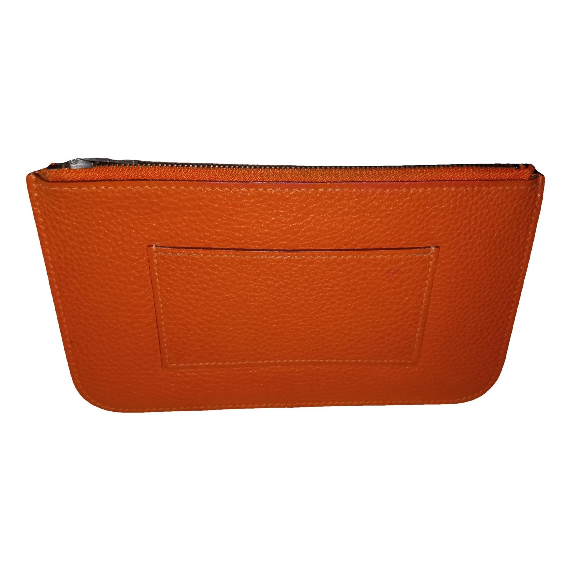 Jige leather clutch bag
