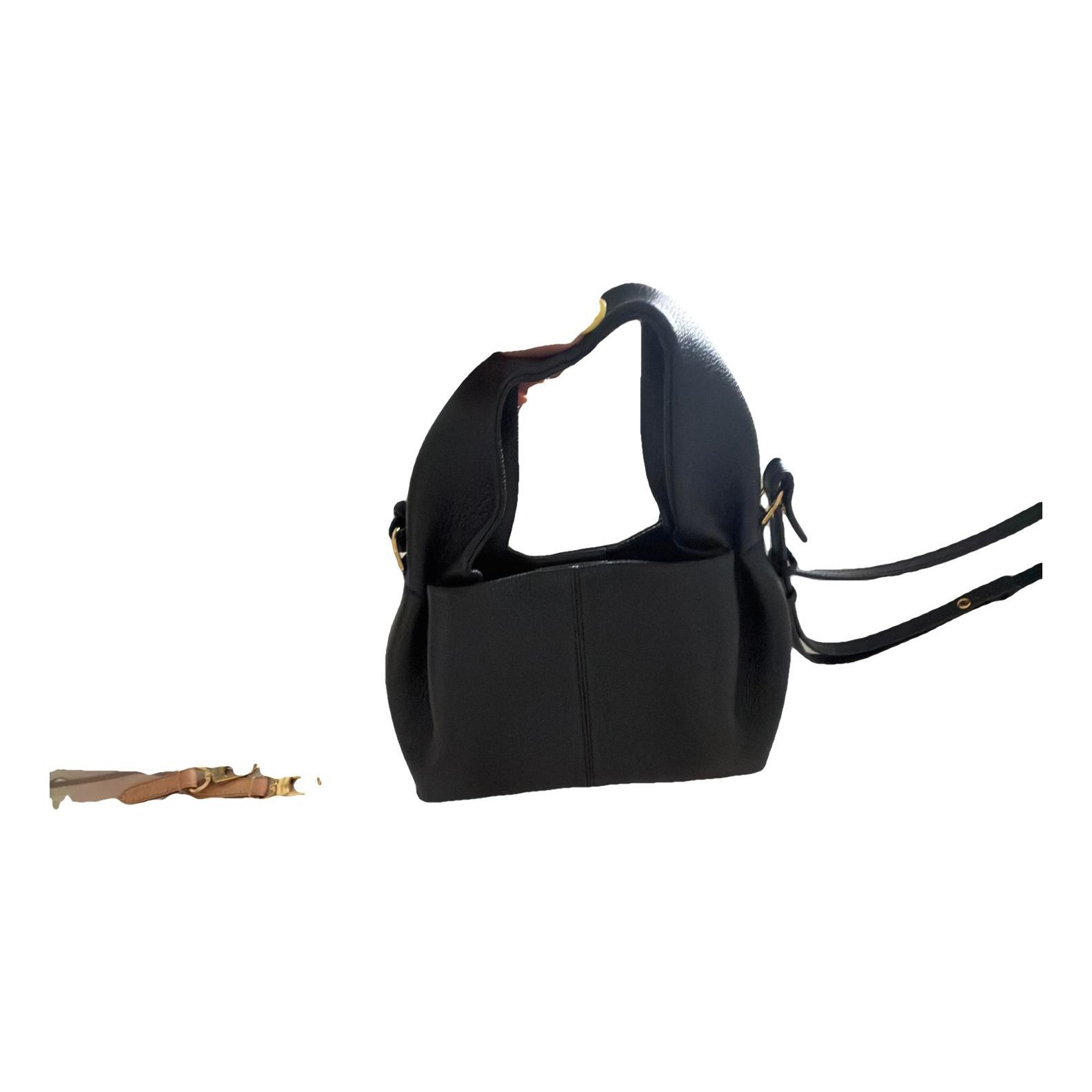 Polene Numéro Neuf leather crossbody bag