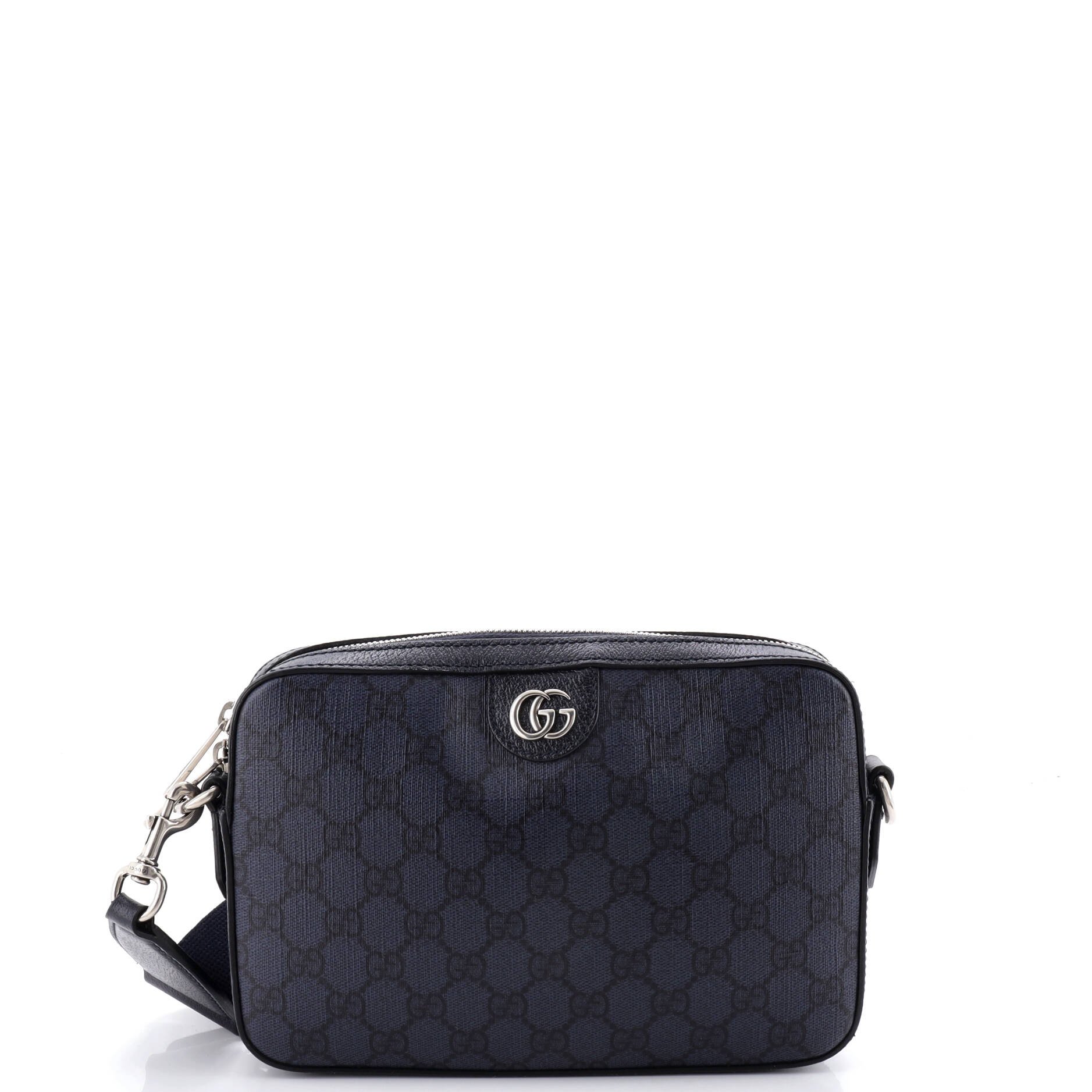Ophidia Zip Wristlet Shoulder Bag GG Coated Canvas Small