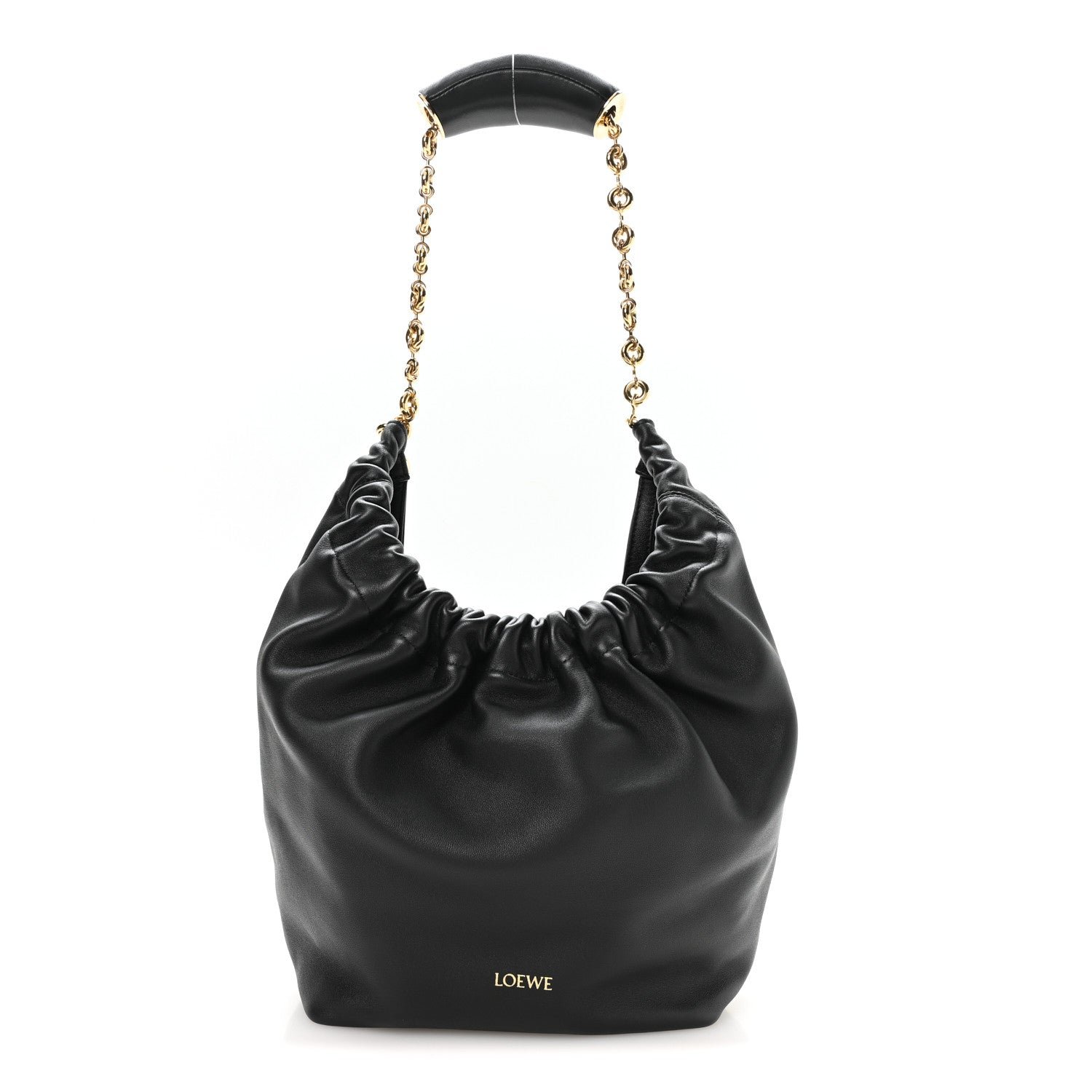 Loewe Buttery Nappa Lambskin Mini Squeeze Bag Black