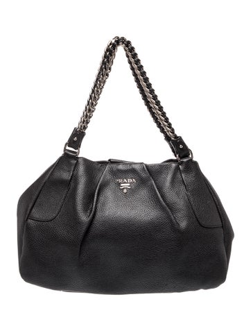 Prada Vitello Daino Leather Shoulder Bag