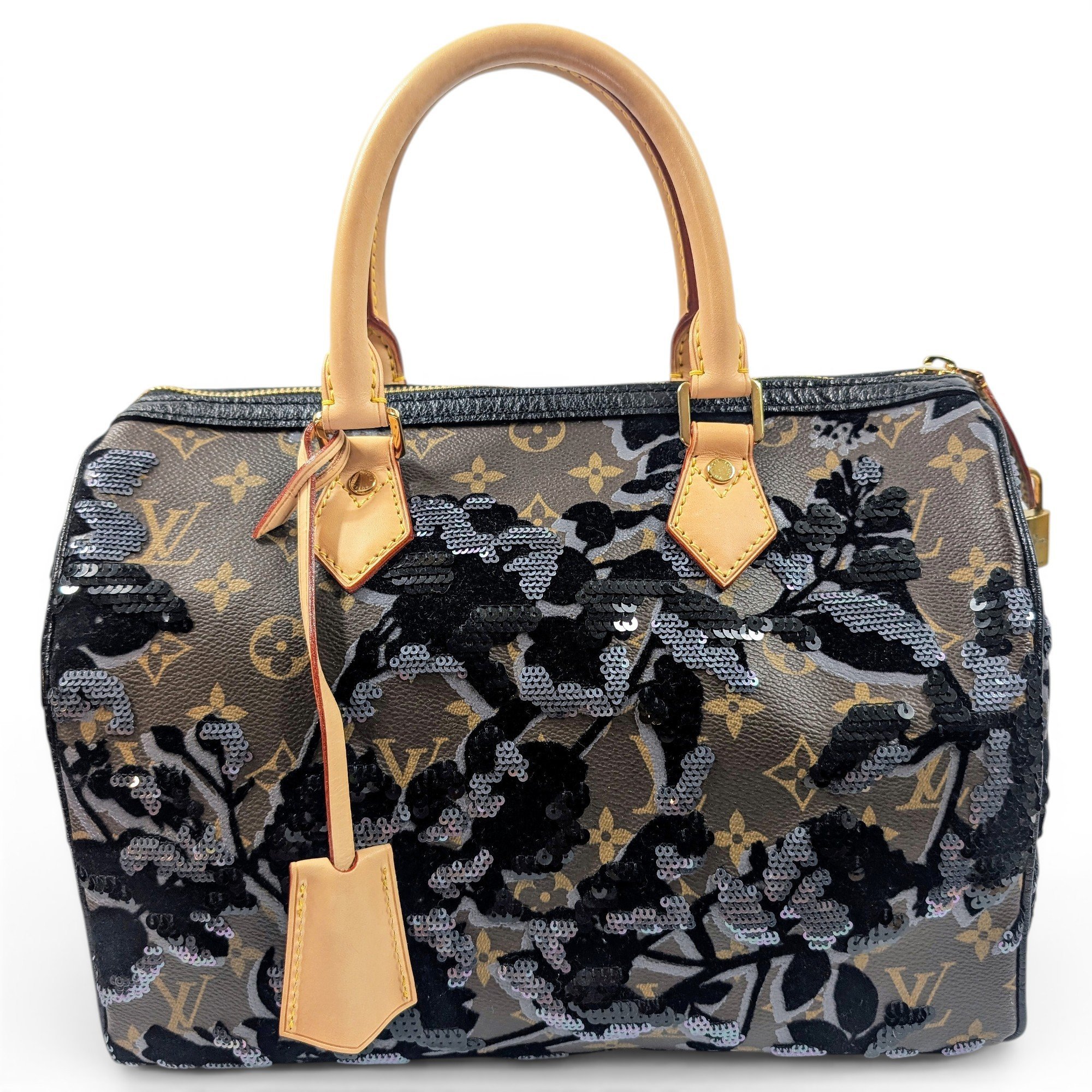 Speedy leather handbag