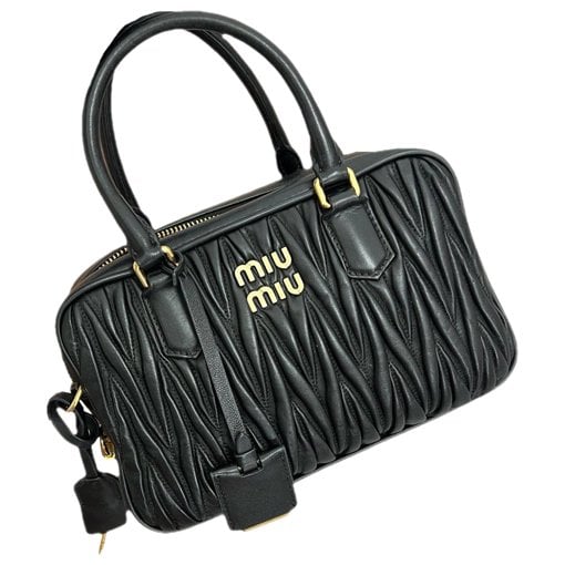 Leather bowling bag