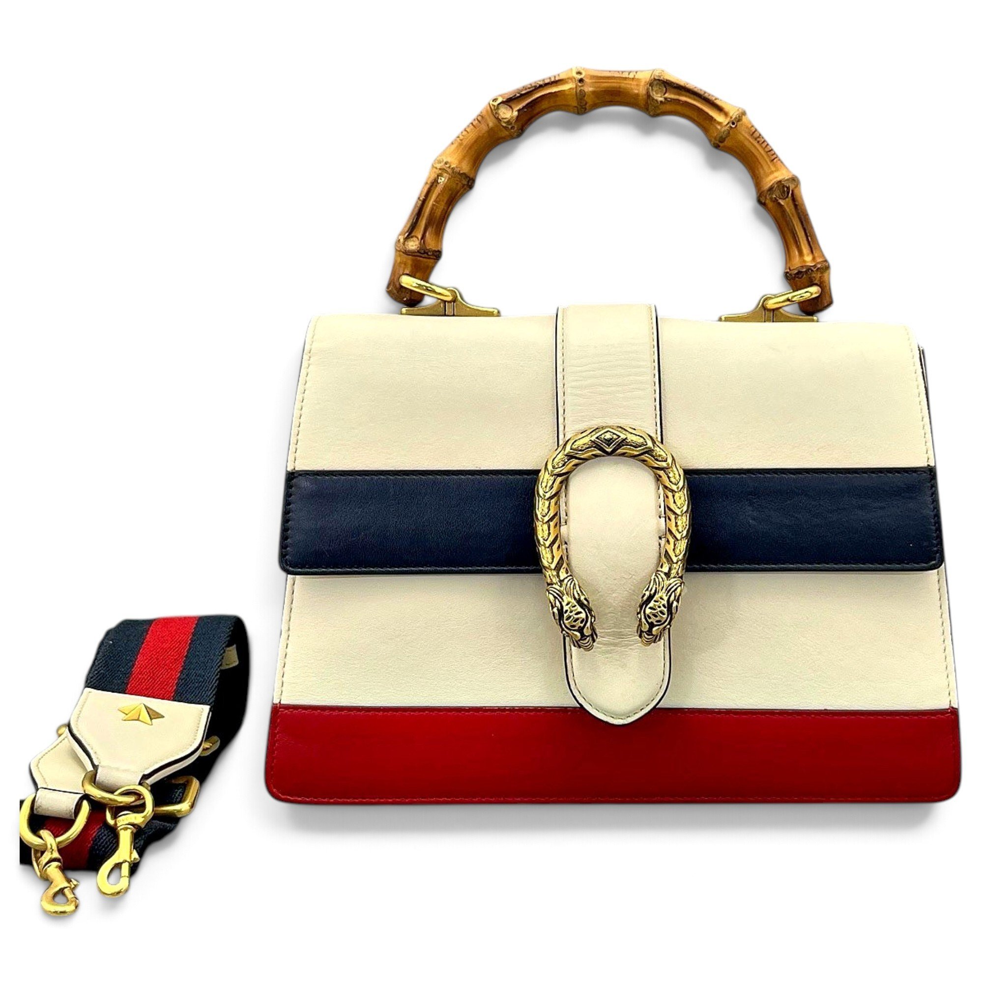 Dionysus Bamboo leather handbag
