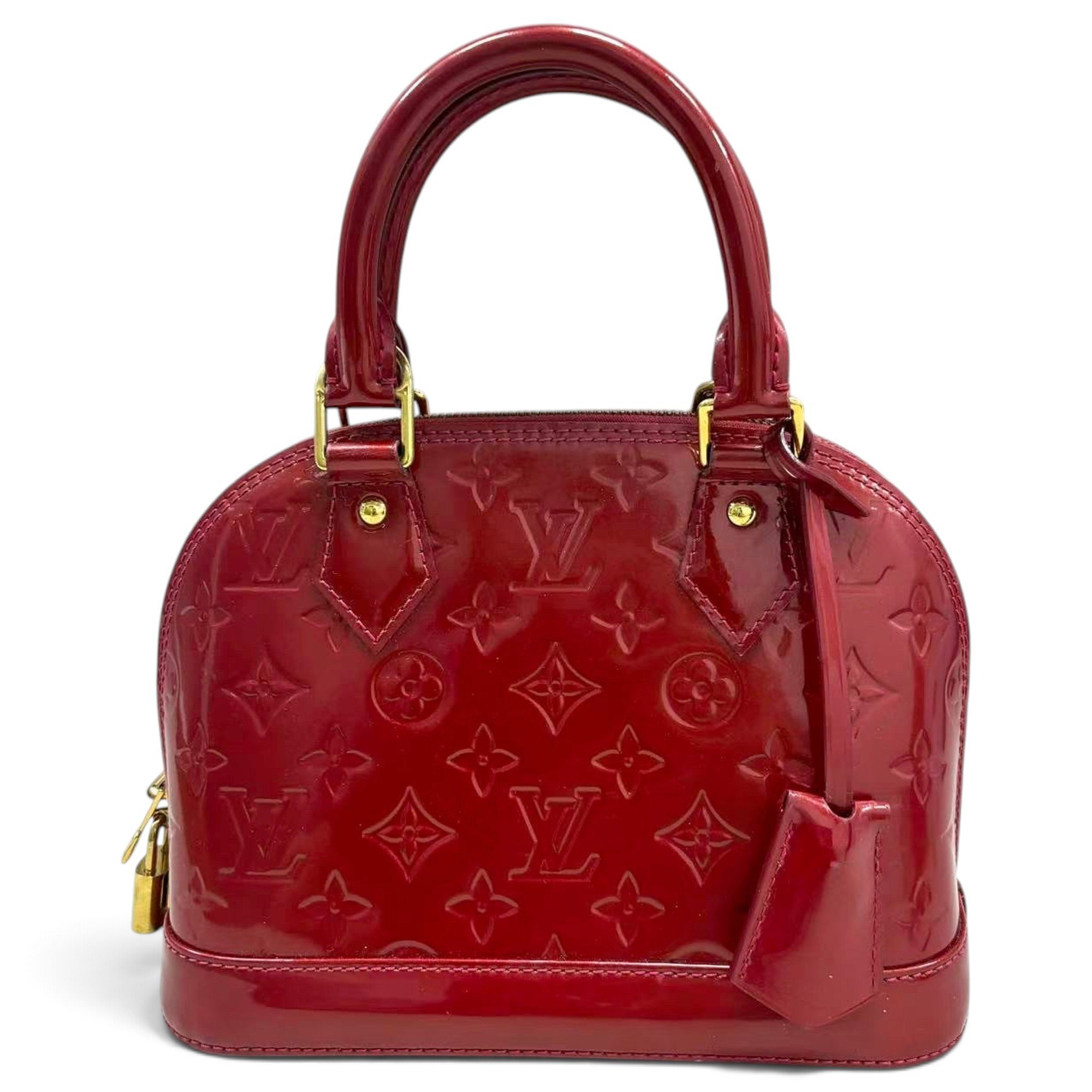Alma BB patent leather handbag