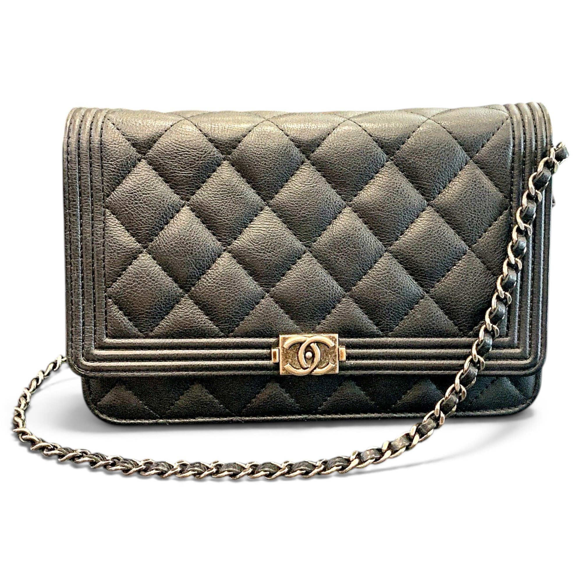 Boy leather crossbody bag