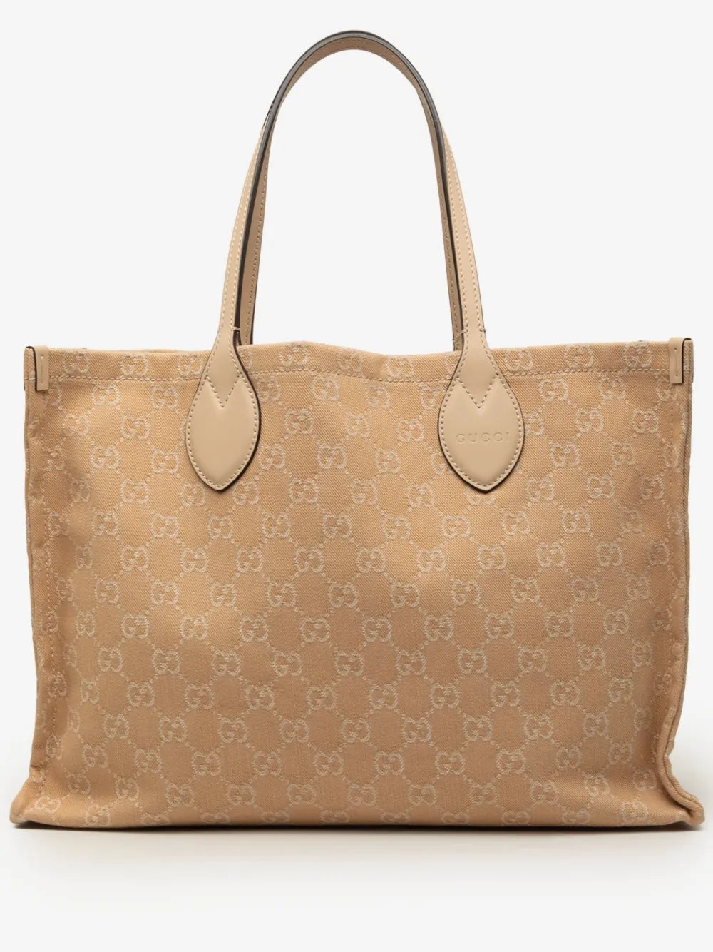 2016-2026 Large GG Denim Ophidia tote bag