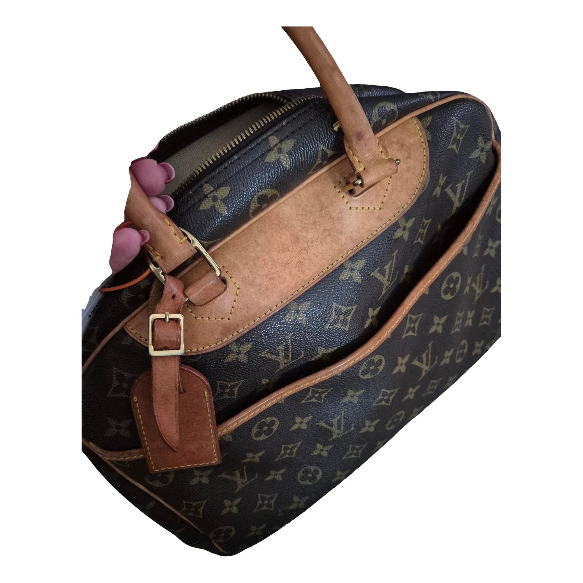 Deauville leather handbag