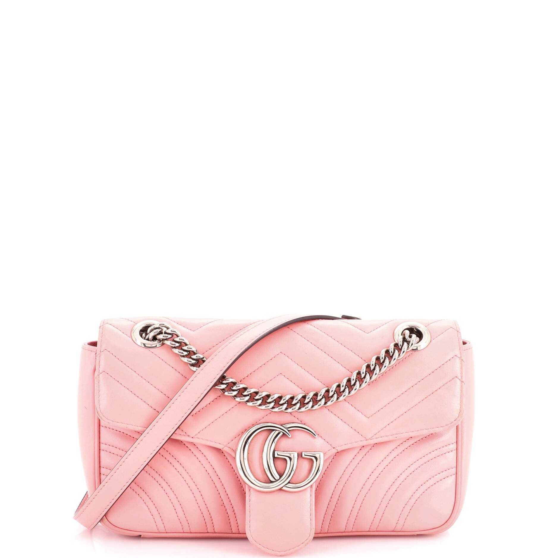 GG Marmont Flap Bag Matelasse Leather Small