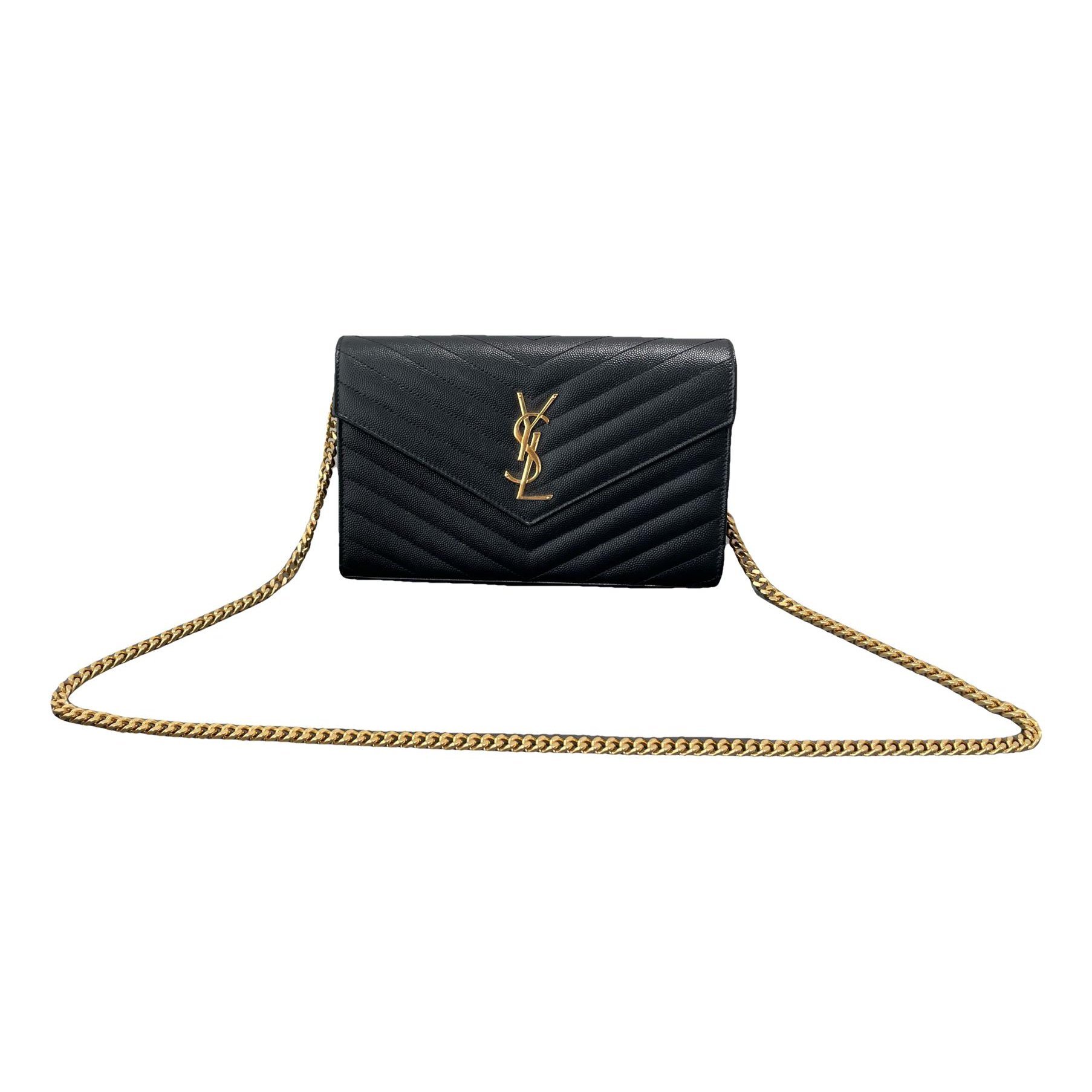 Envelope leather crossbody bag