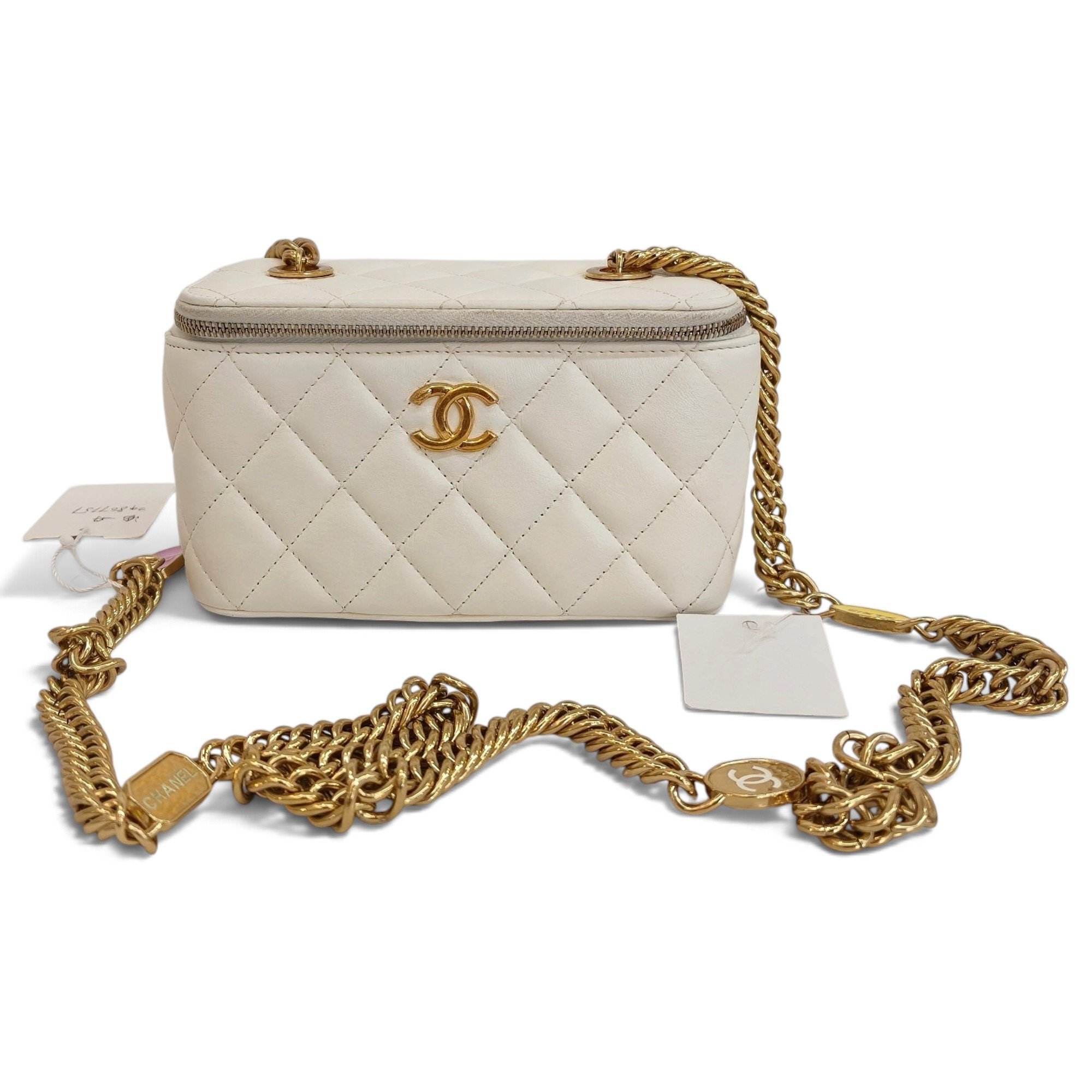 Trendy CC Vanity leather handbag