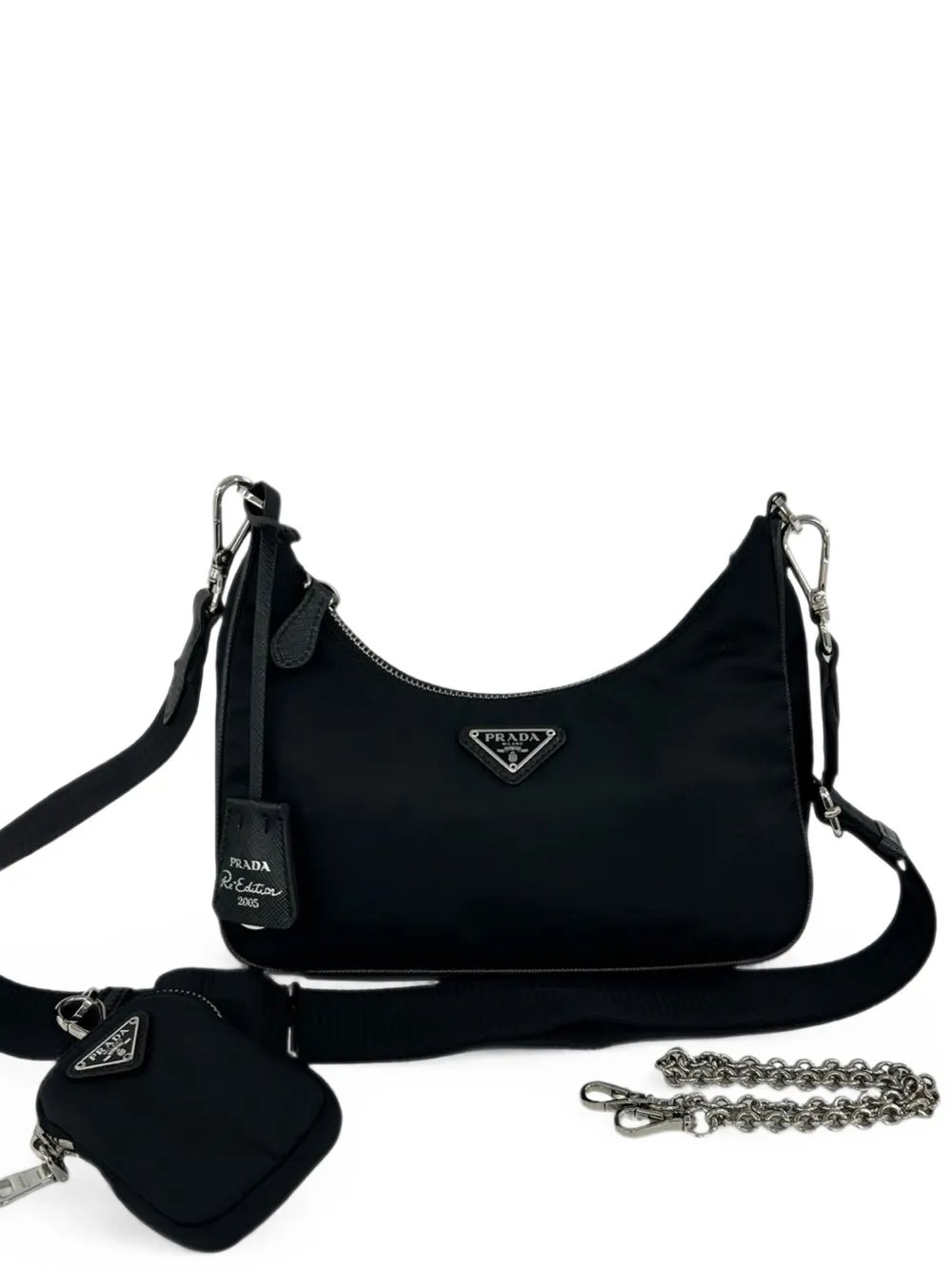 2000-2013 Saffiano Trimmed Re Nylon Re Edition 2005 satchel