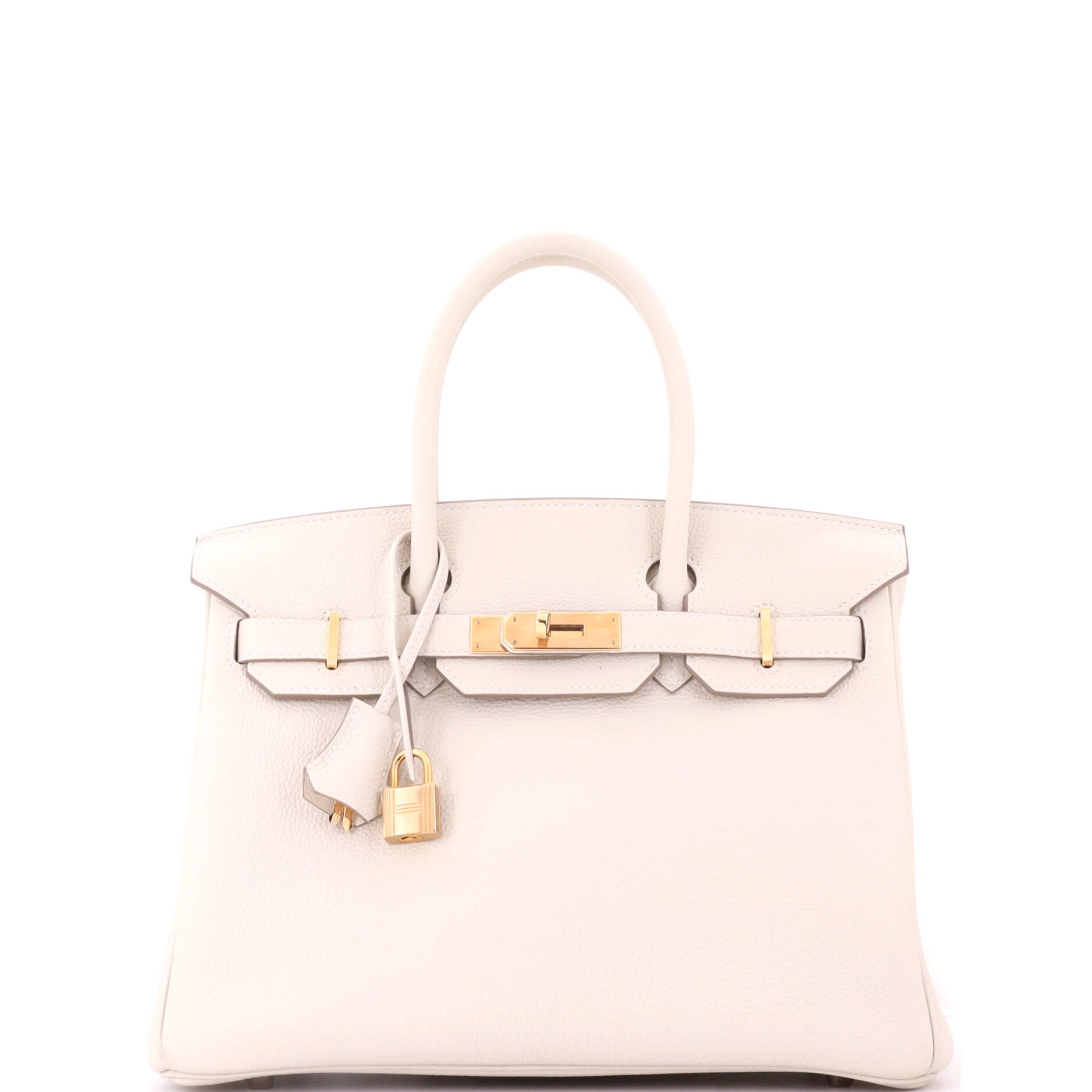 Birkin Handbag Light Togo with Gold Hardware 30