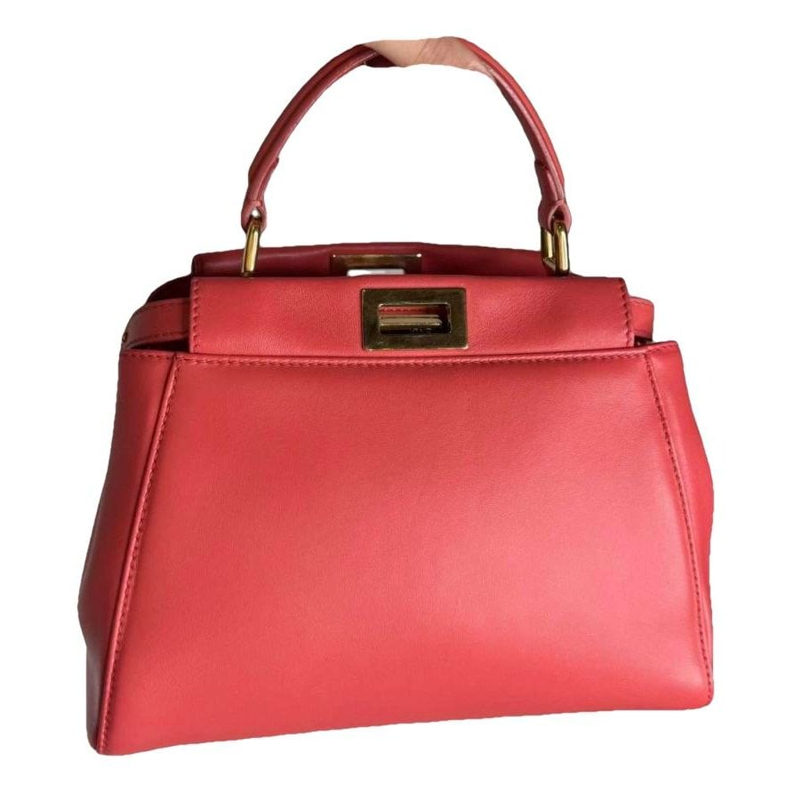 Peekaboo leather handbag