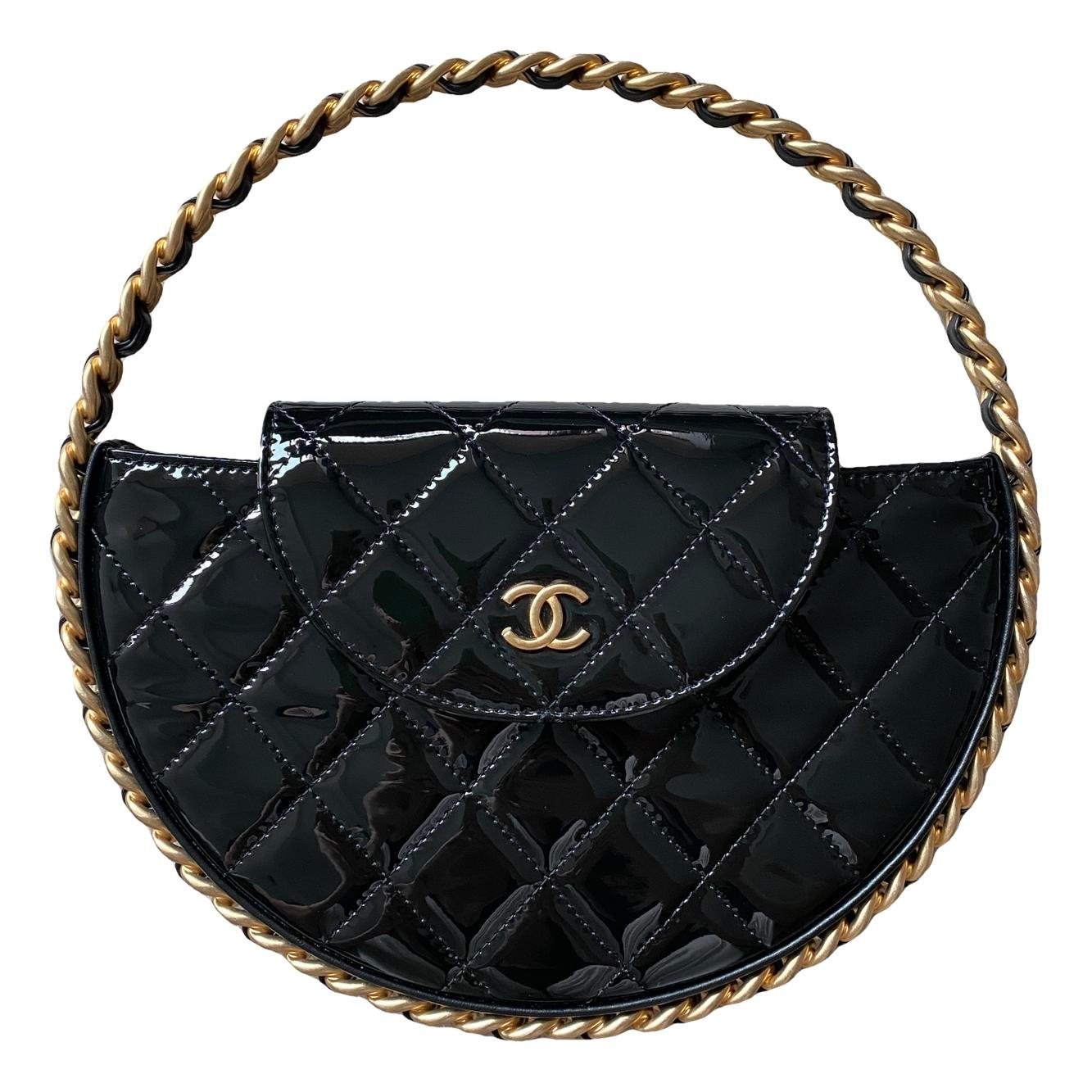 Patent leather mini bag