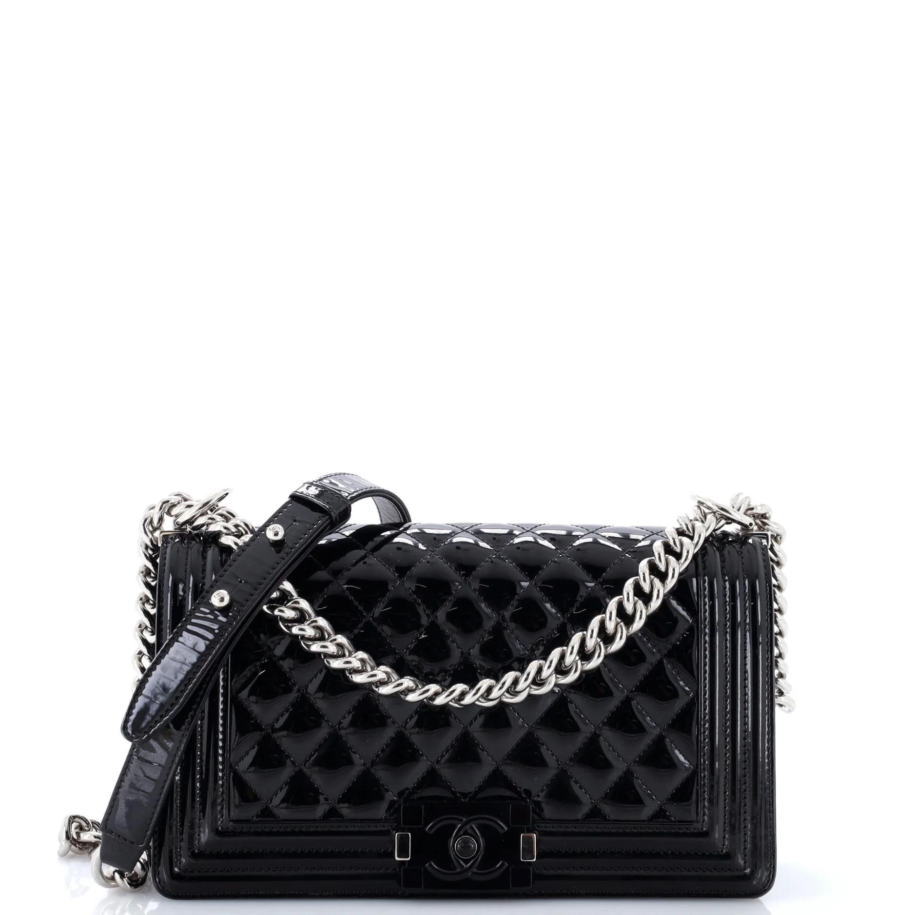 Boy patent leather handbag