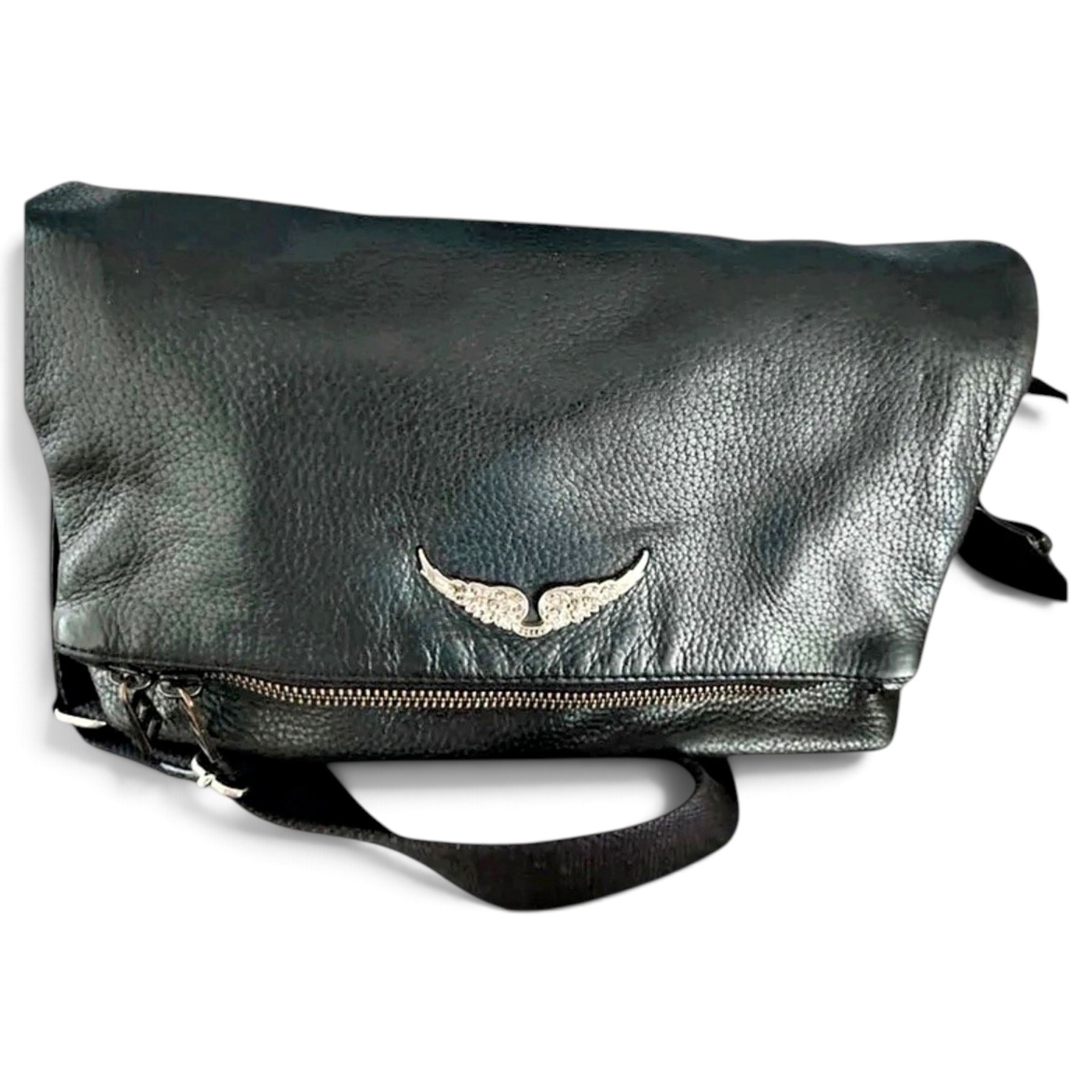 Rock leather crossbody bag