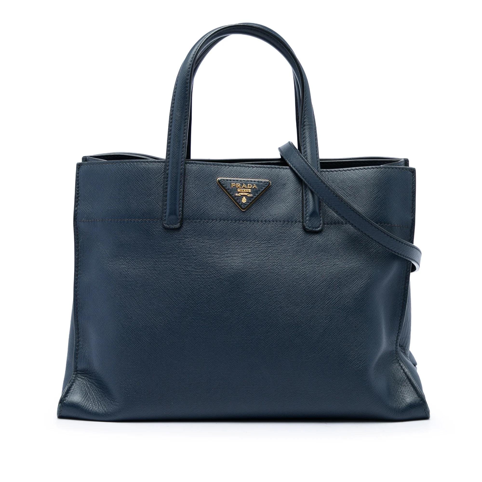 Prada Pocket leather handbag