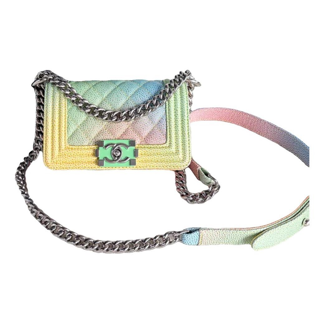Boy leather crossbody bag