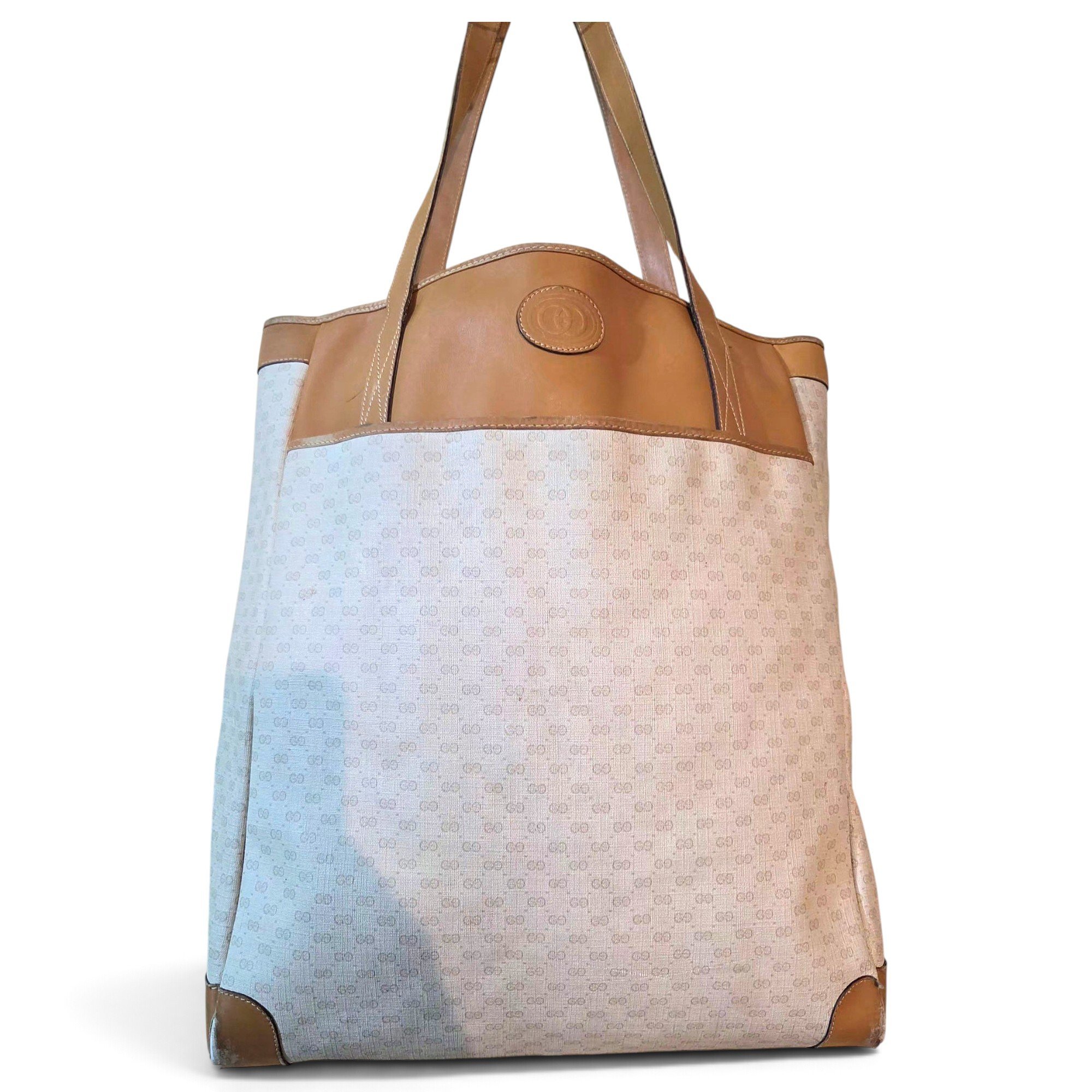 Leather tote