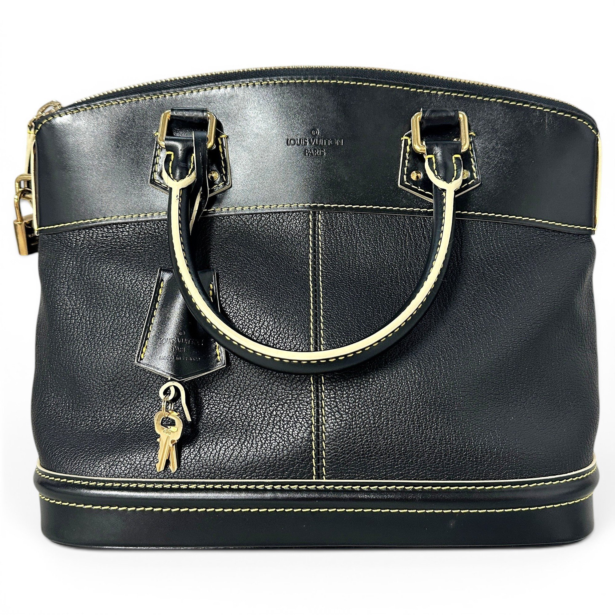 Lockit leather satchel