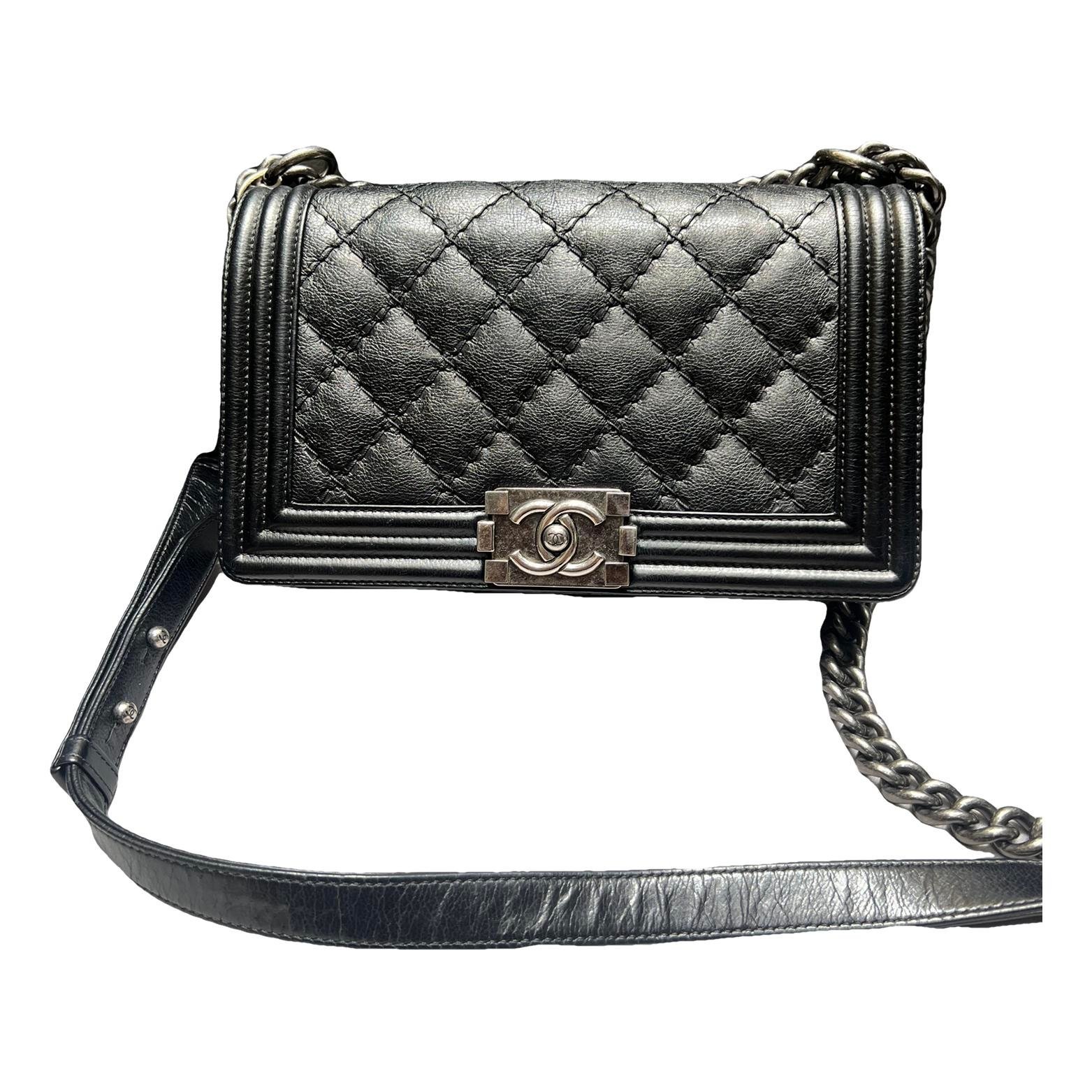 Boy leather crossbody bag