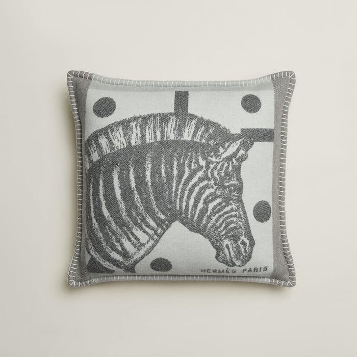 Gris Zebre Zig Zag Pillow