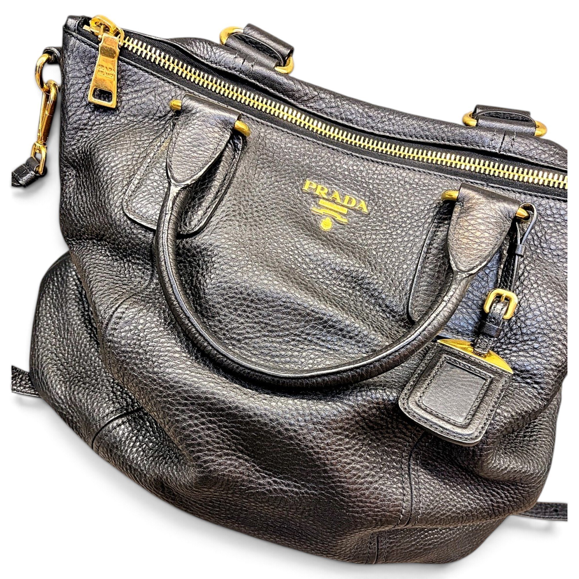 Leather handbag