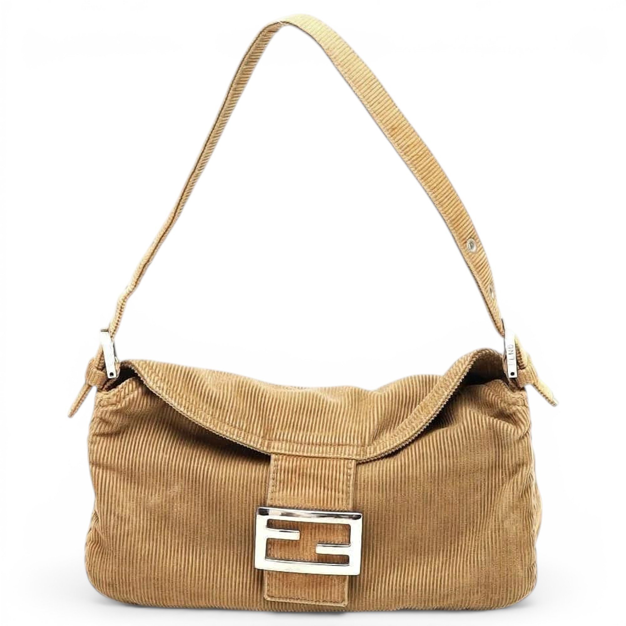 Baguette velvet handbag