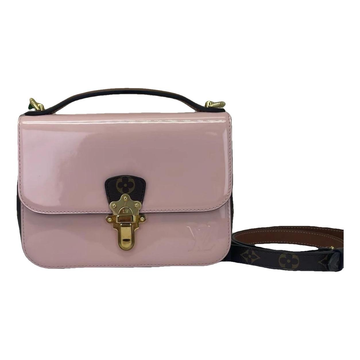 Cherrywood patent leather mini bag