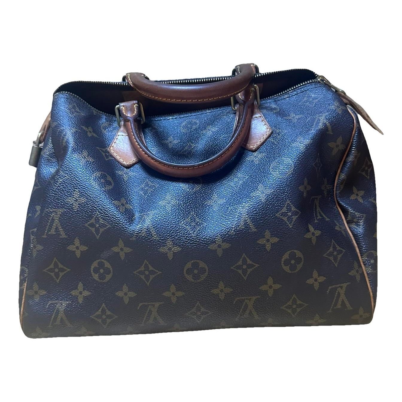 Speedy leather handbag