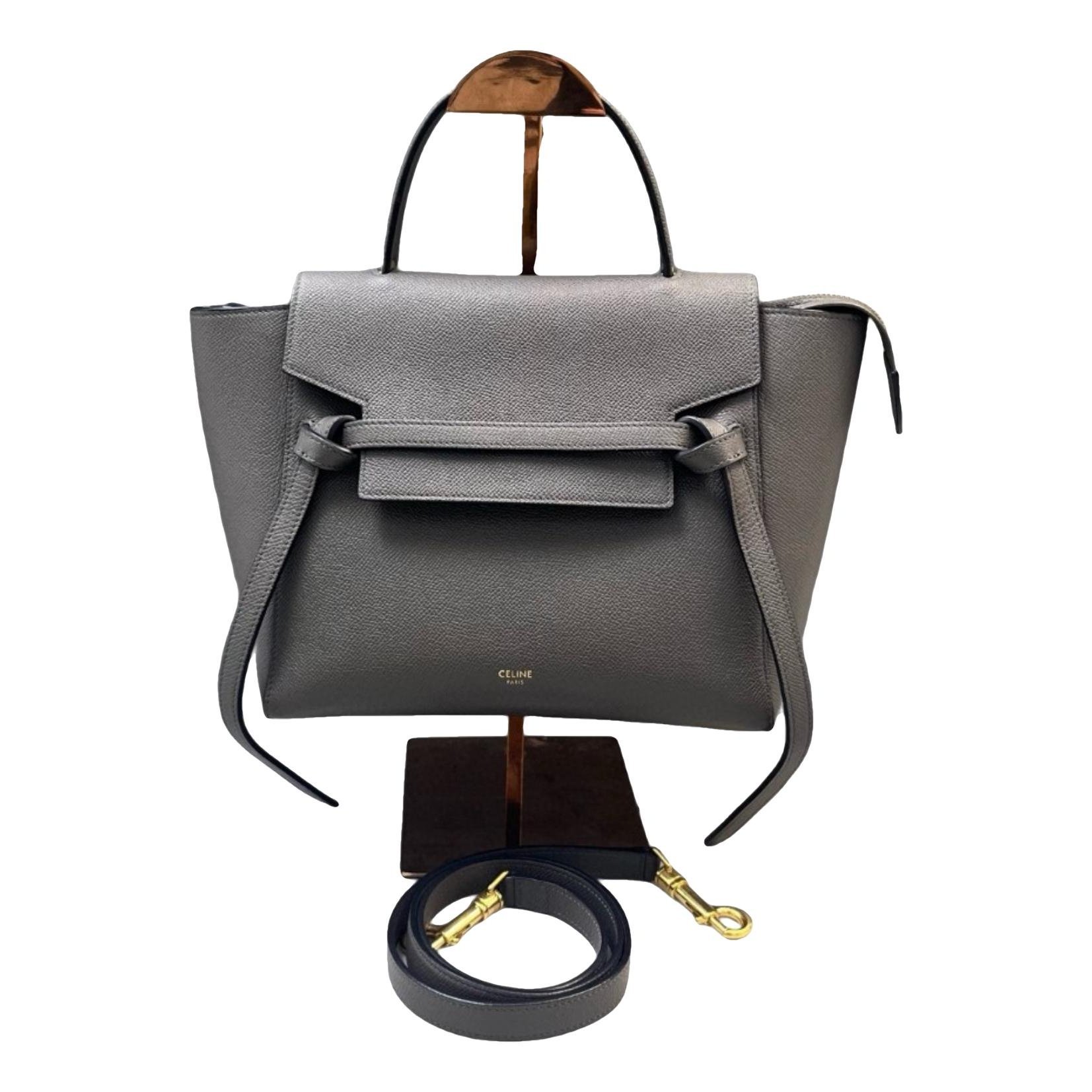 Belt leather handbag