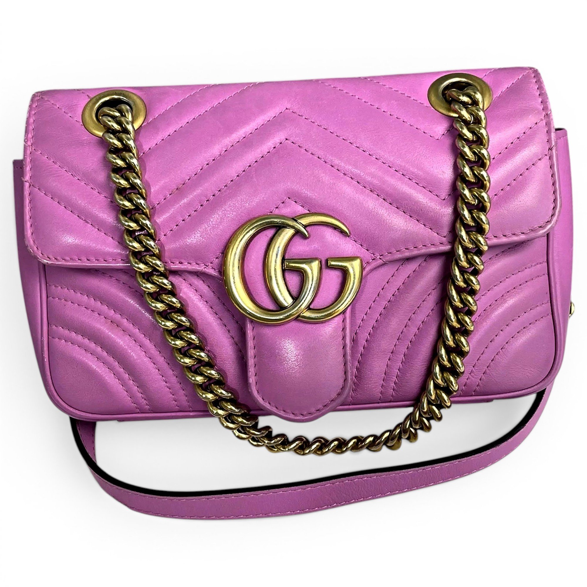 Gucci GG Marmont Flap leather handbag
