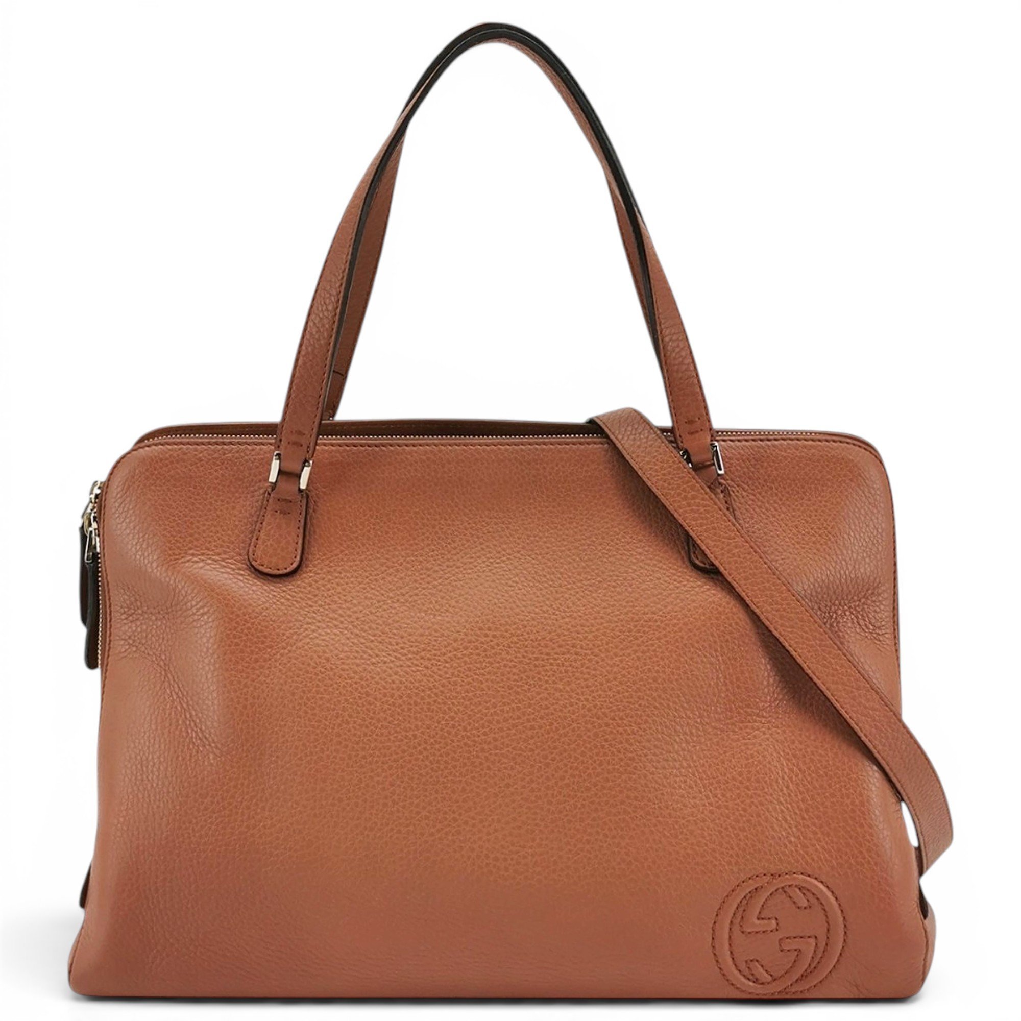 Leather handbag