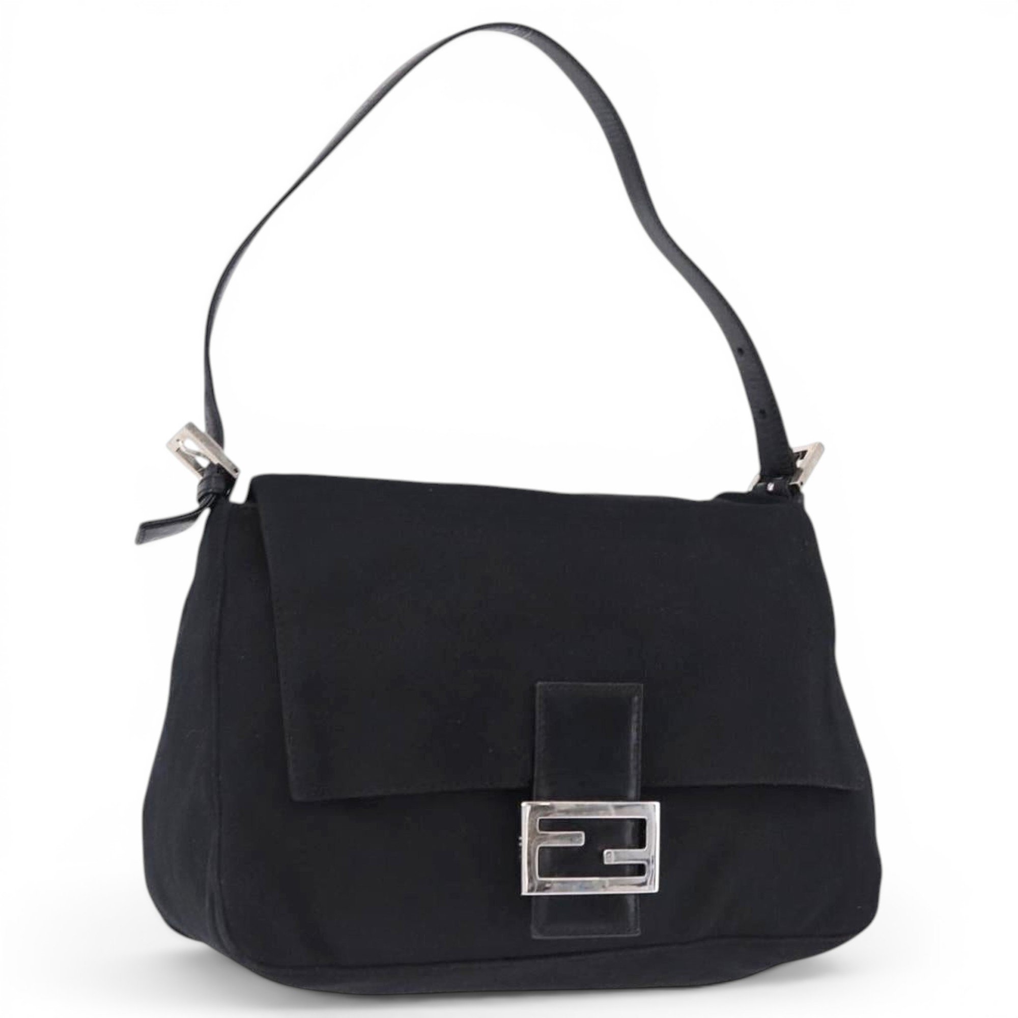 Fendi Mamma Baguette leather handbag