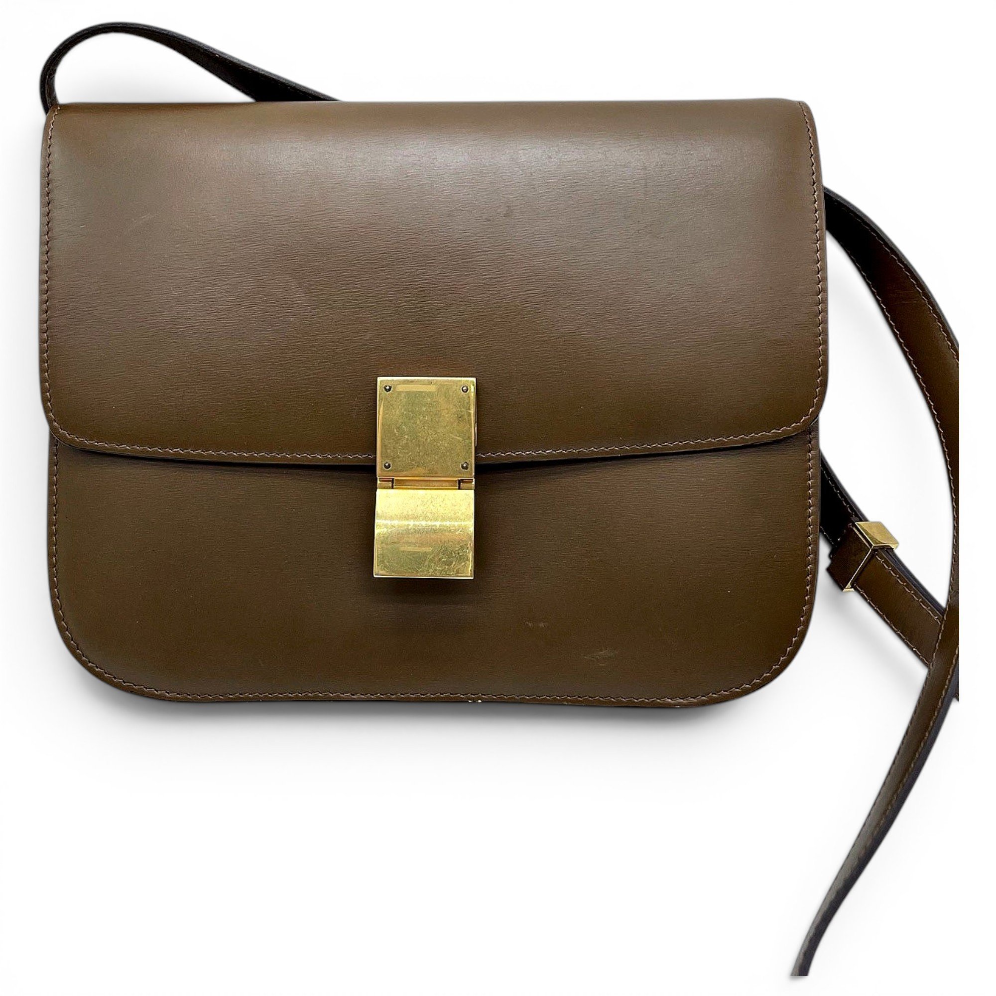 Classic leather handbag