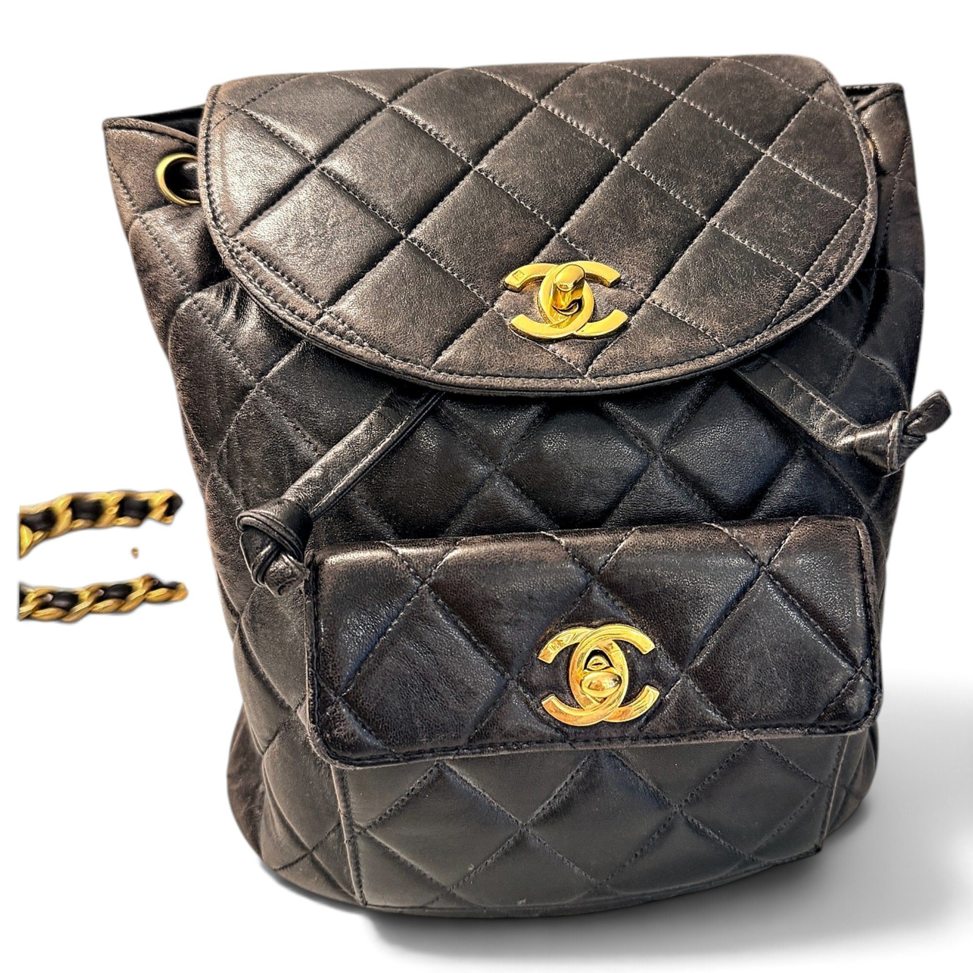 Duma leather backpack