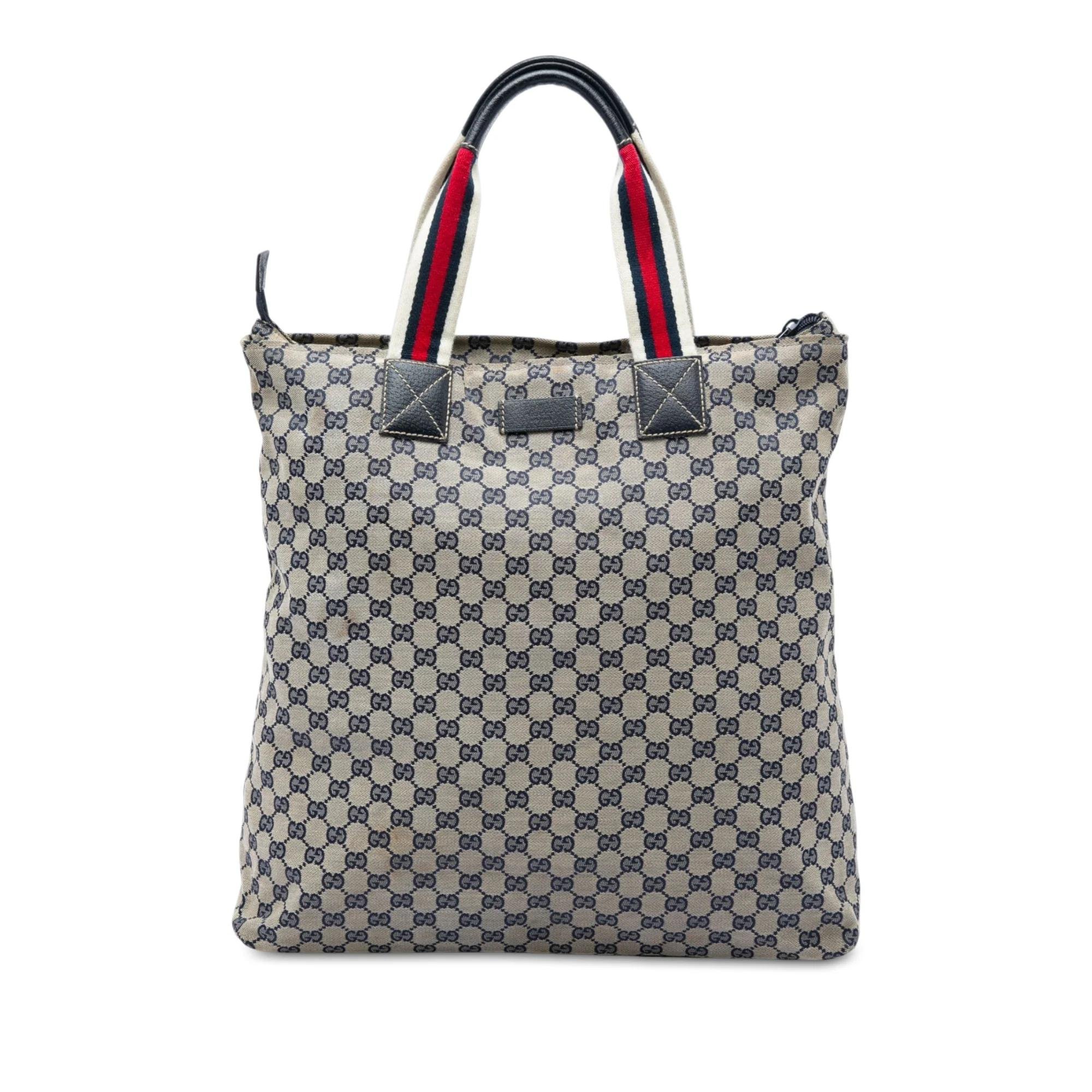 Gucci B leather tote