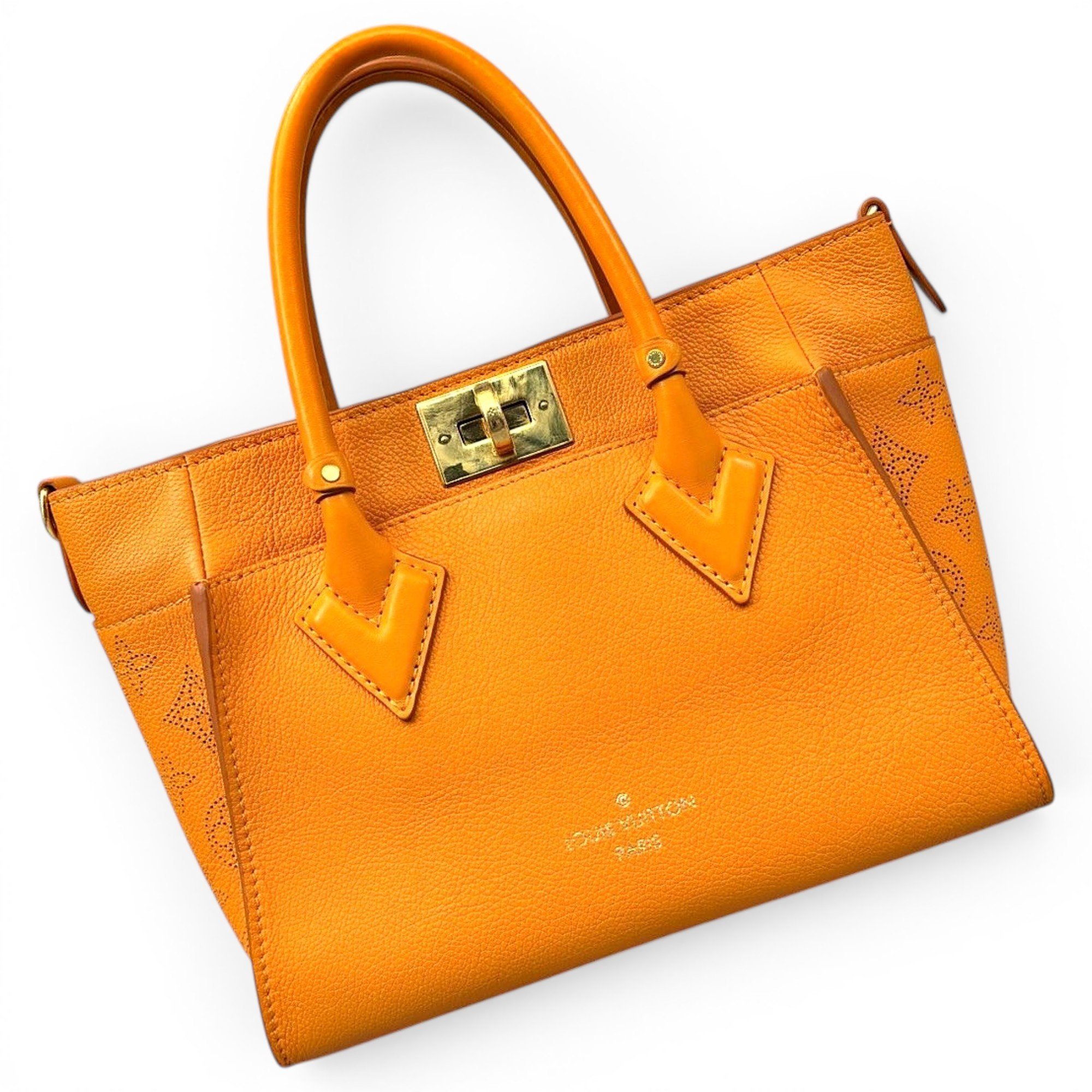 On My Side leather handbag