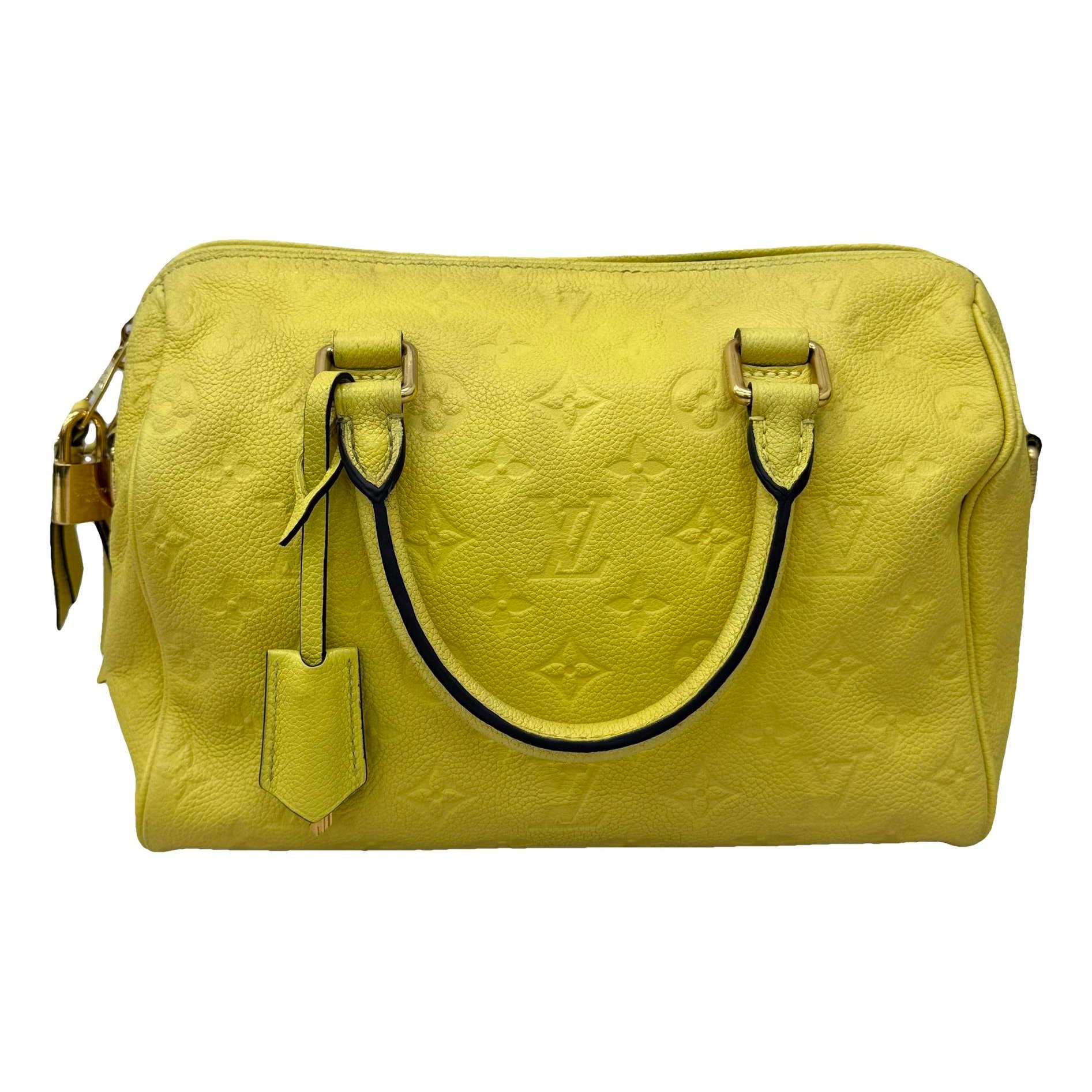 Speedy leather handbag