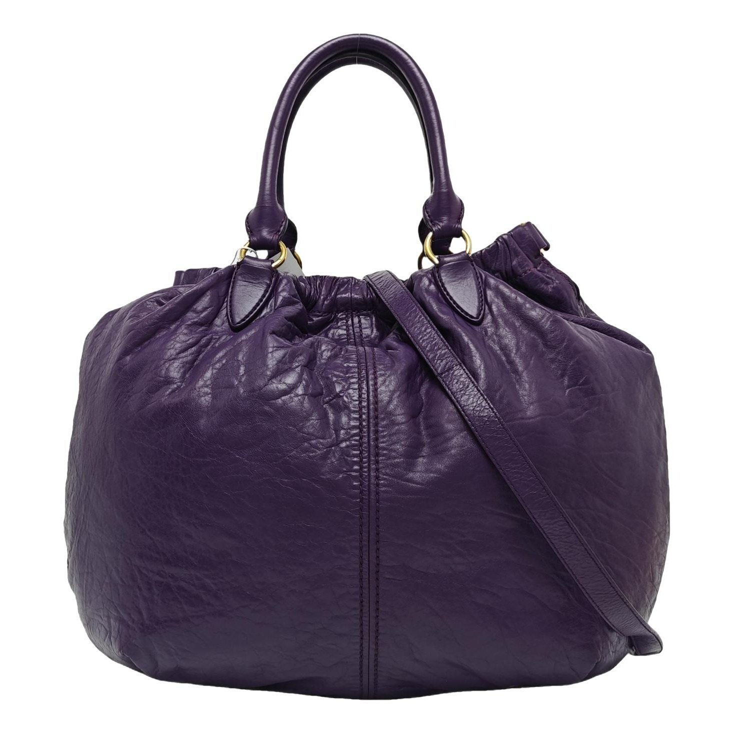 Leather handbag