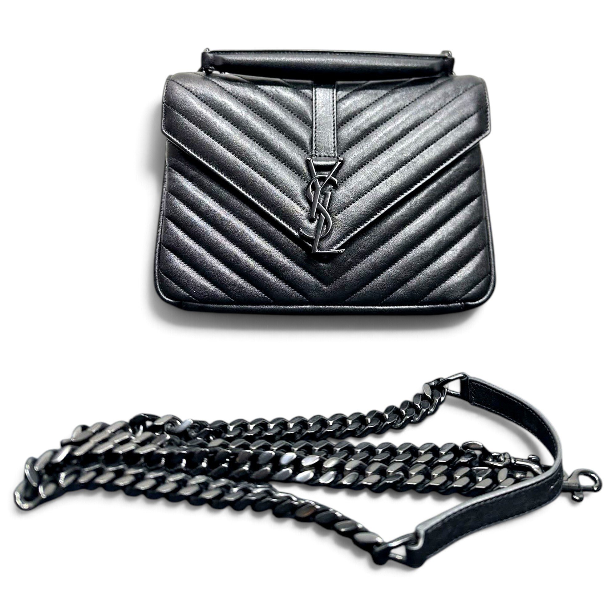 Leather handbag