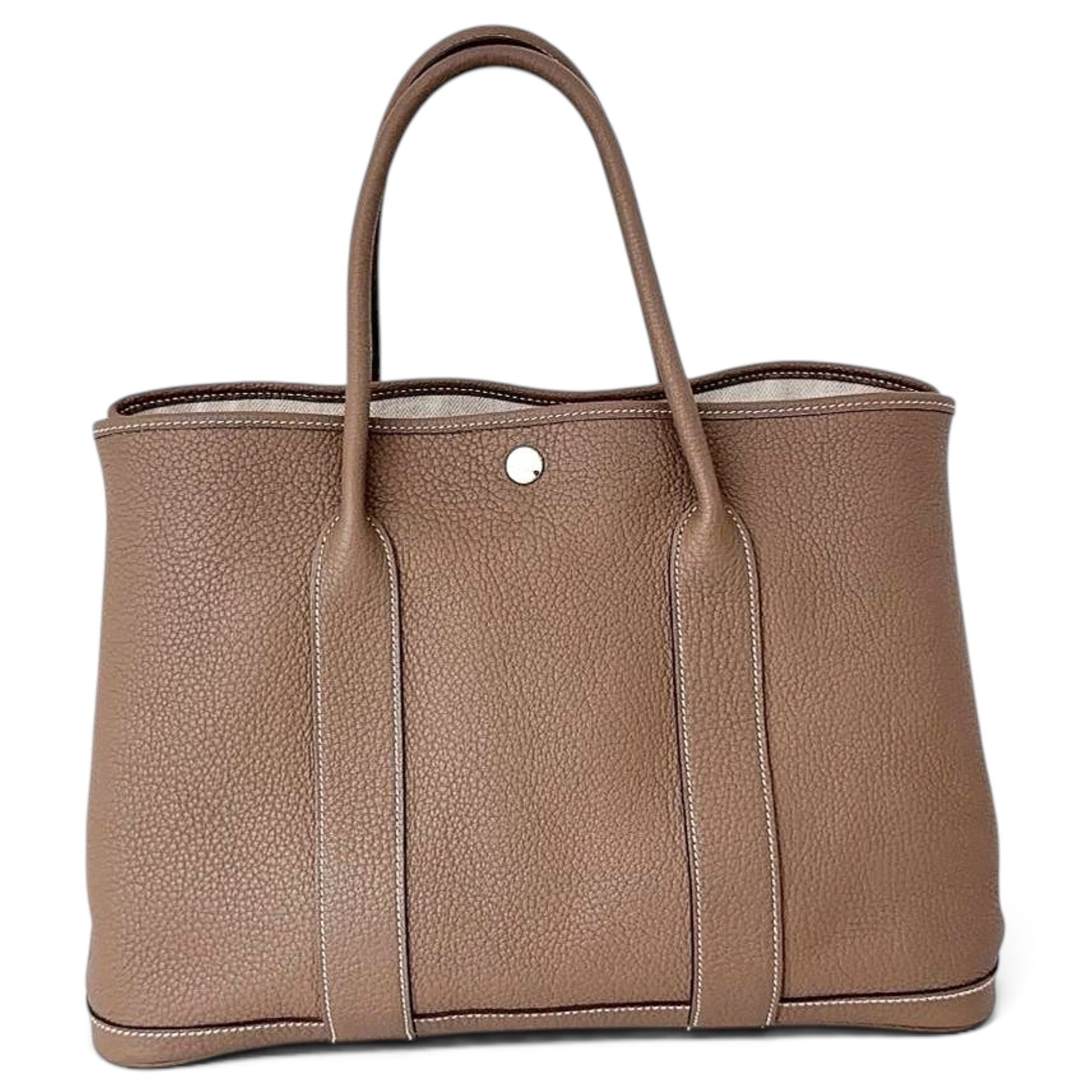 Garden Party leather handbag