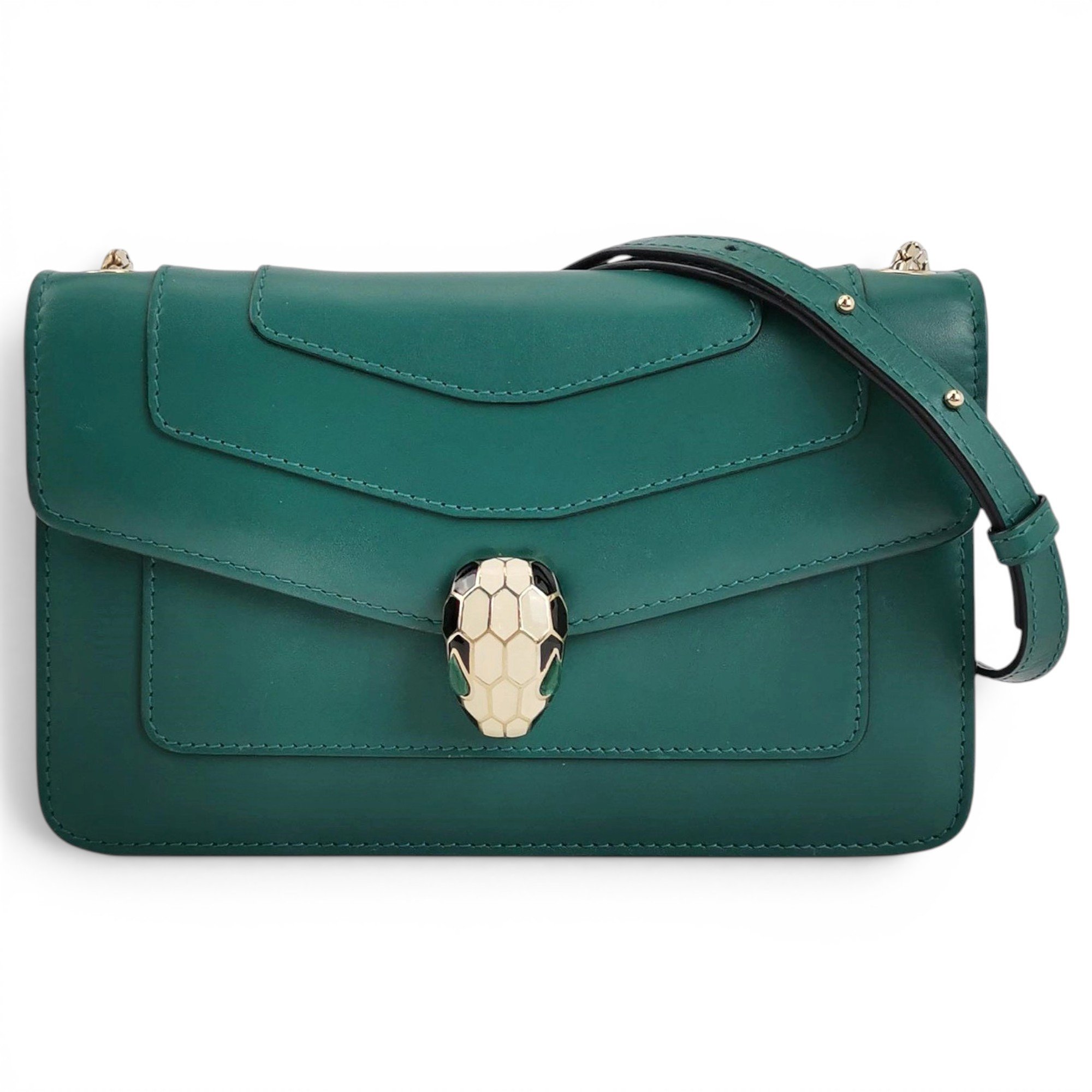 Serpenti cloth handbag