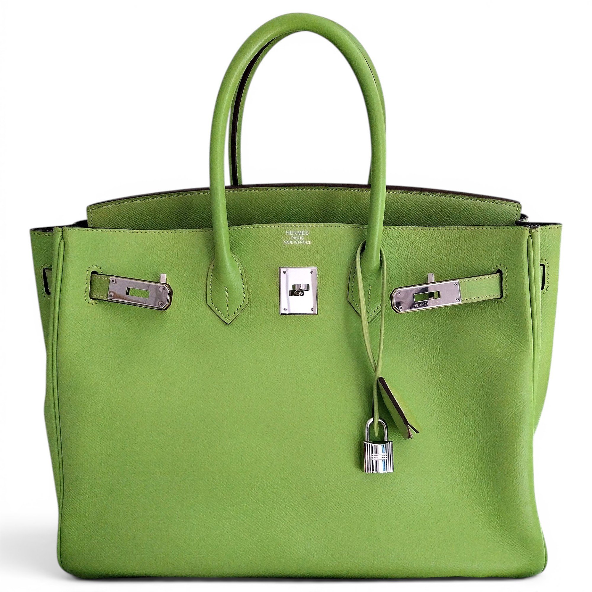 Birkin 35 leather handbag