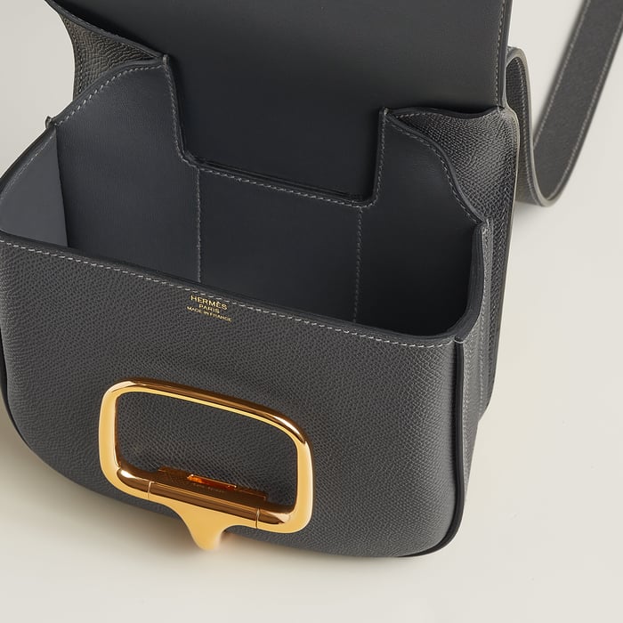 Graphite Hermès Della Cavalleria Mini Bag II