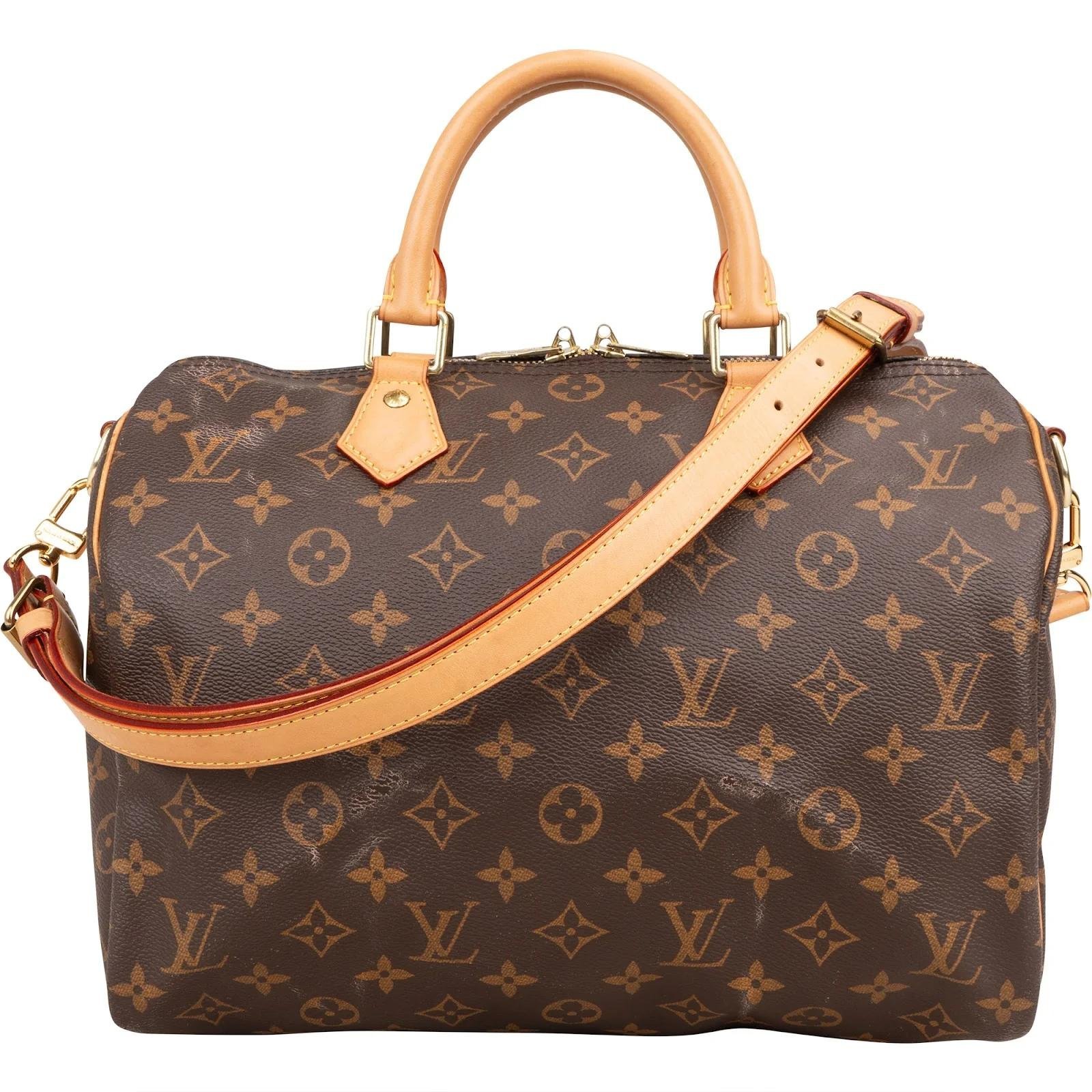 Speedy leather handbag