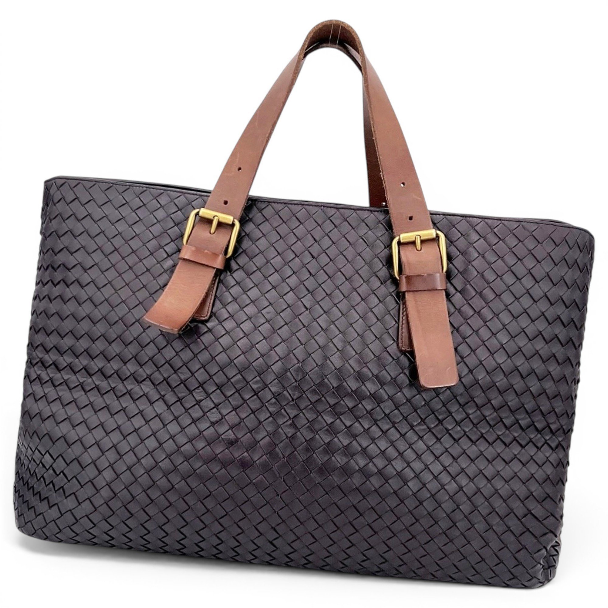 Leather tote
