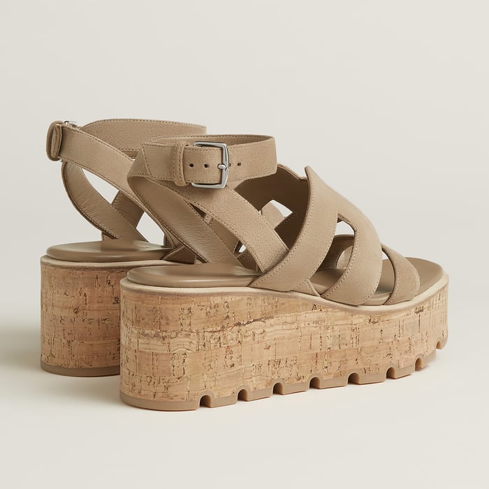 Beige Argile Havane 30 Sandal